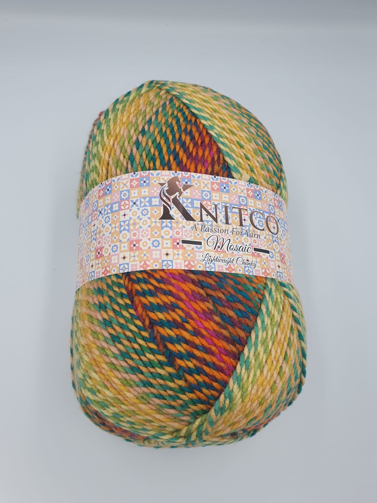 Knitco Mosaic Lightweight Chunky Aran 1 x 300g - 555m - 100% Acrylic Knitting Crochet Yarn
