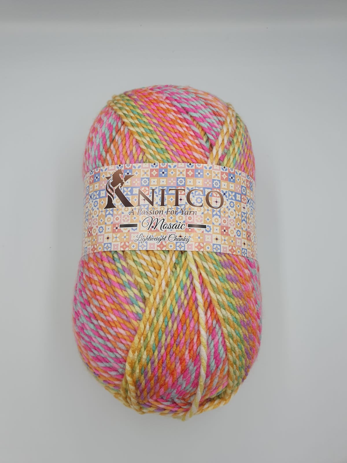 Knitco Mosaic Lightweight Chunky Aran 1 x 300g - 555m - 100% Acrylic Knitting Crochet Yarn