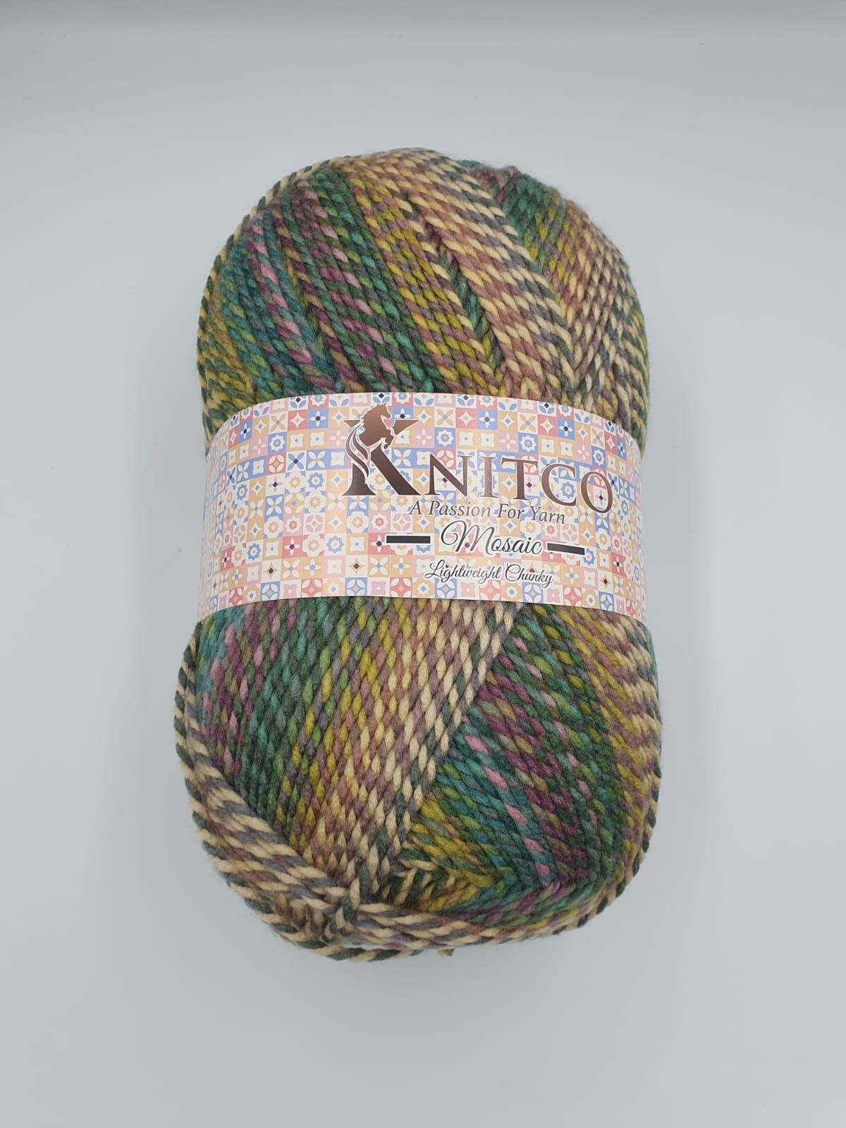 Knitco Mosaic Lightweight Chunky Aran 1 x 300g - 555m - 100% Acrylic Knitting Crochet Yarn