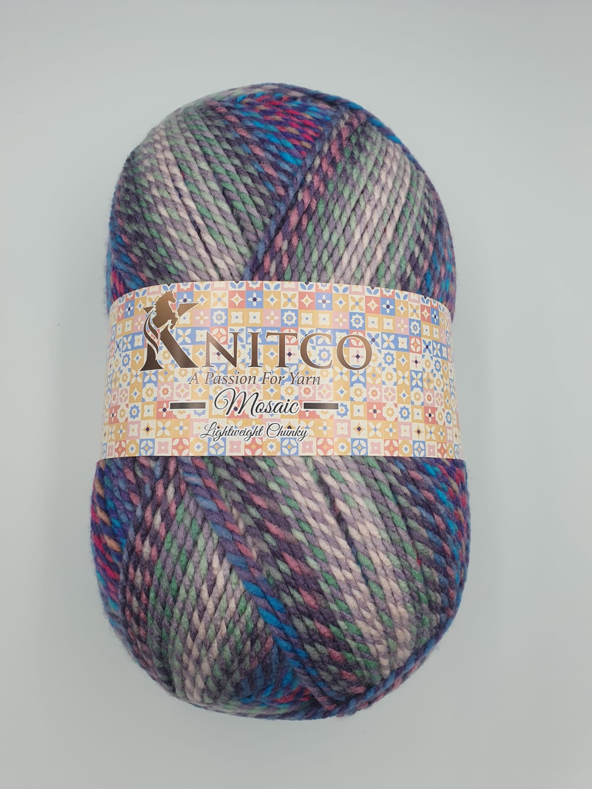 Knitco Mosaic Lightweight Chunky Aran 1 x 300g - 555m - 100% Acrylic Knitting Crochet Yarn