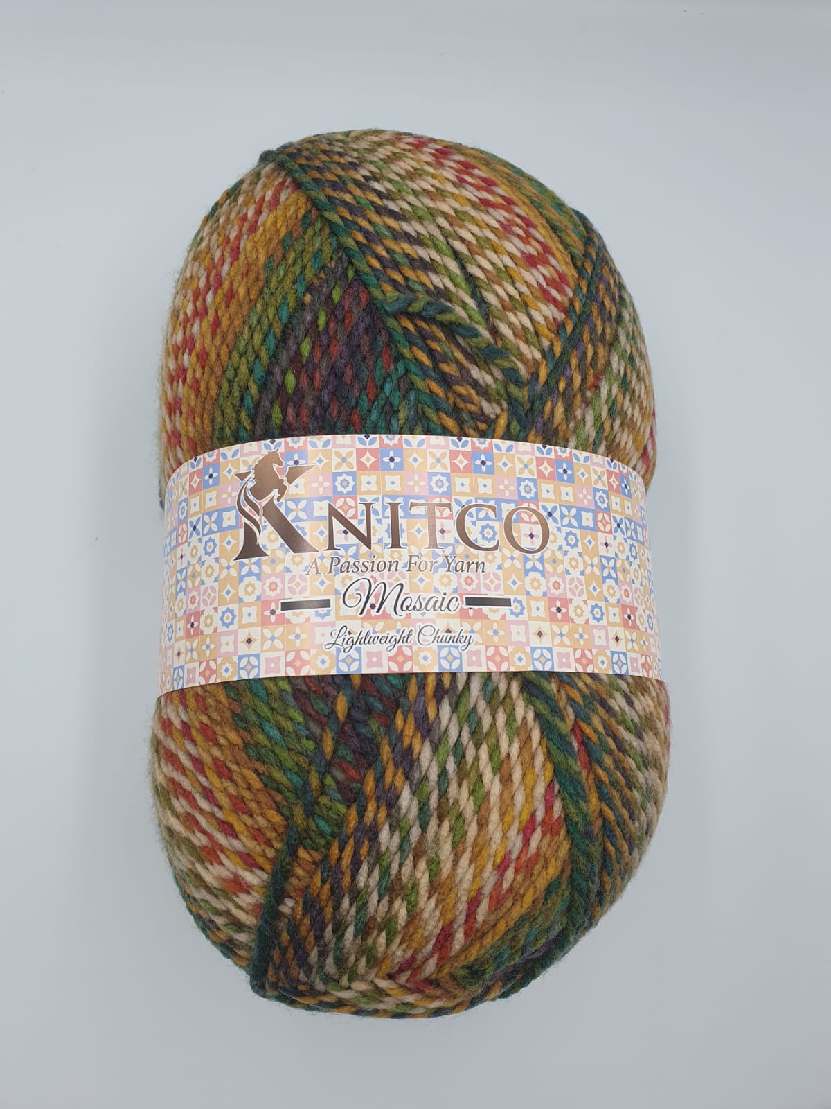 Knitco Mosaic Lightweight Chunky Aran 1 x 300g - 555m - 100% Acrylic Knitting Crochet Yarn
