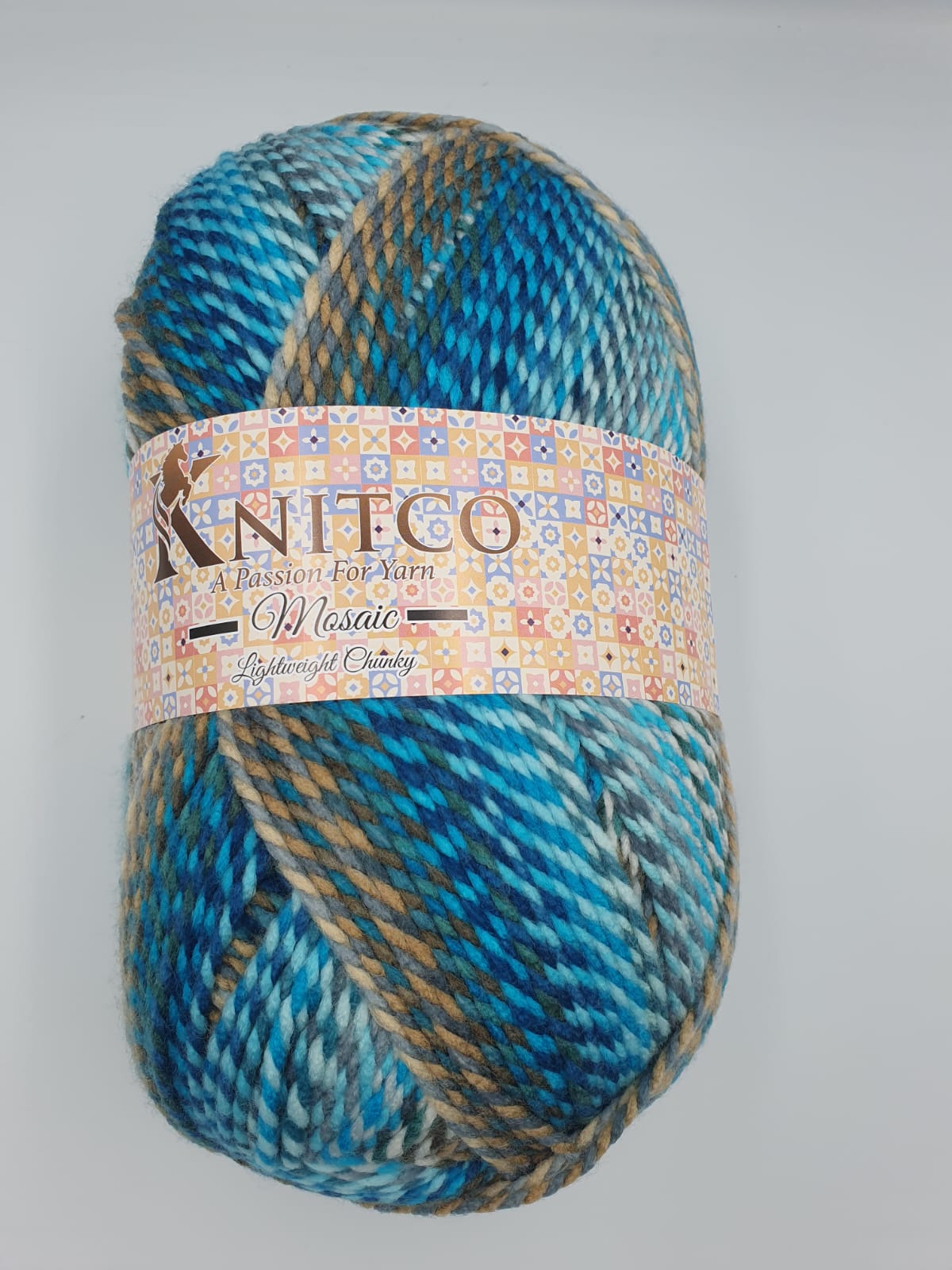Knitco Mosaic Lightweight Chunky Aran 1 x 300g - 555m - 100% Acrylic Knitting Crochet Yarn