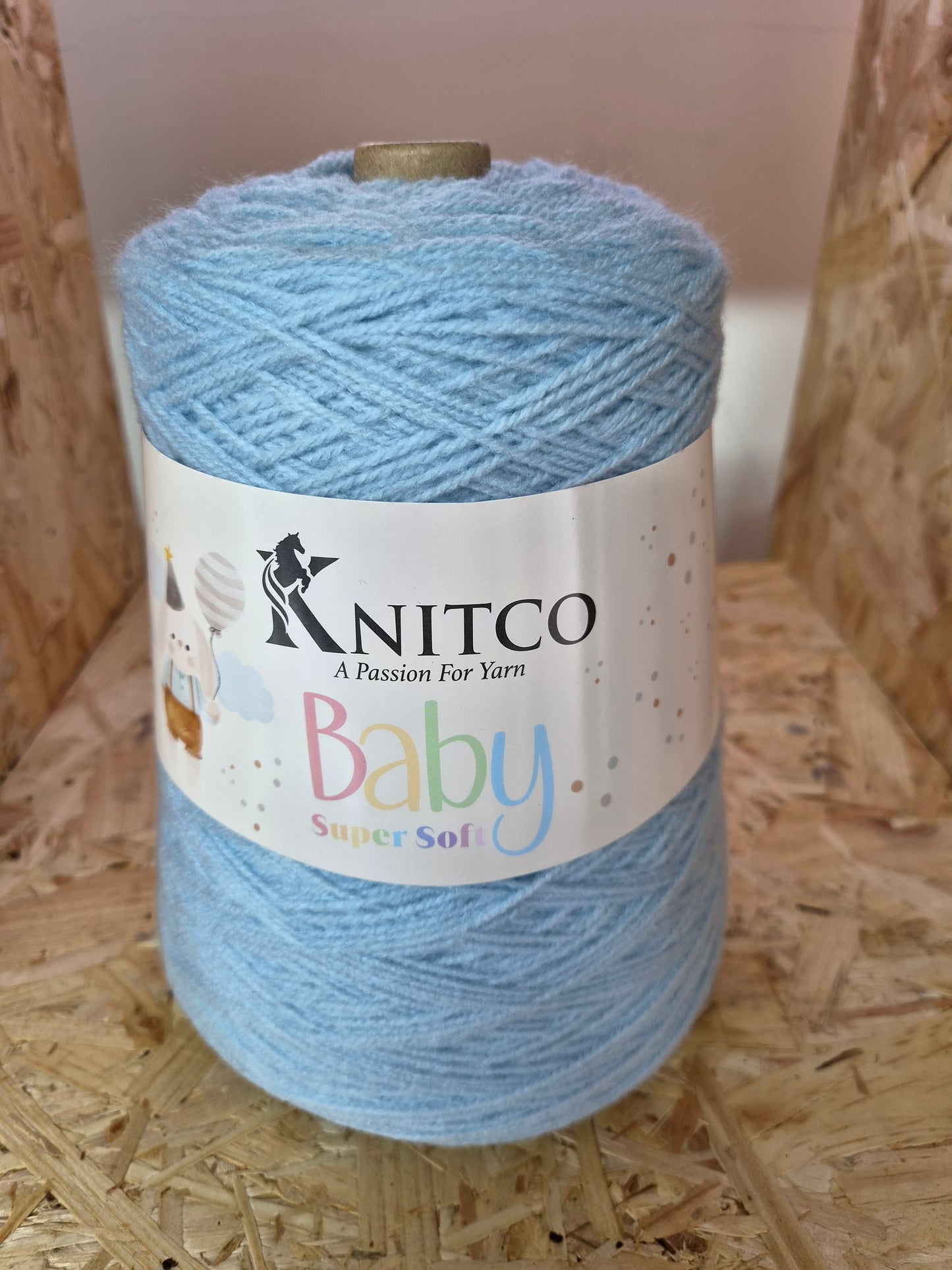 Knitco Baby Super Soft DK Cones 1 x 500g - 1500m - 100% Acrylic Knitting Crochet Yarn