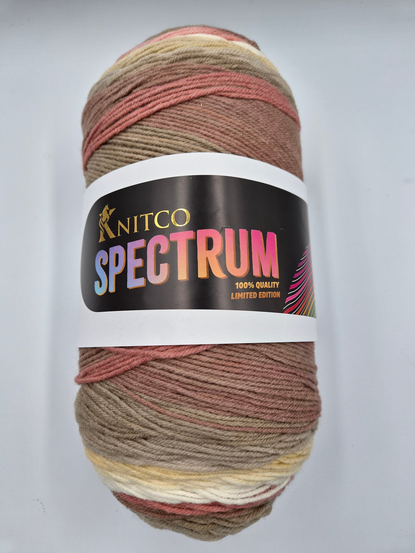 Knitco Spectrum 4.5-5mm 1 x 400g - 1064m 70% Acrylic 30% Wool Knitting Crochet Yarn