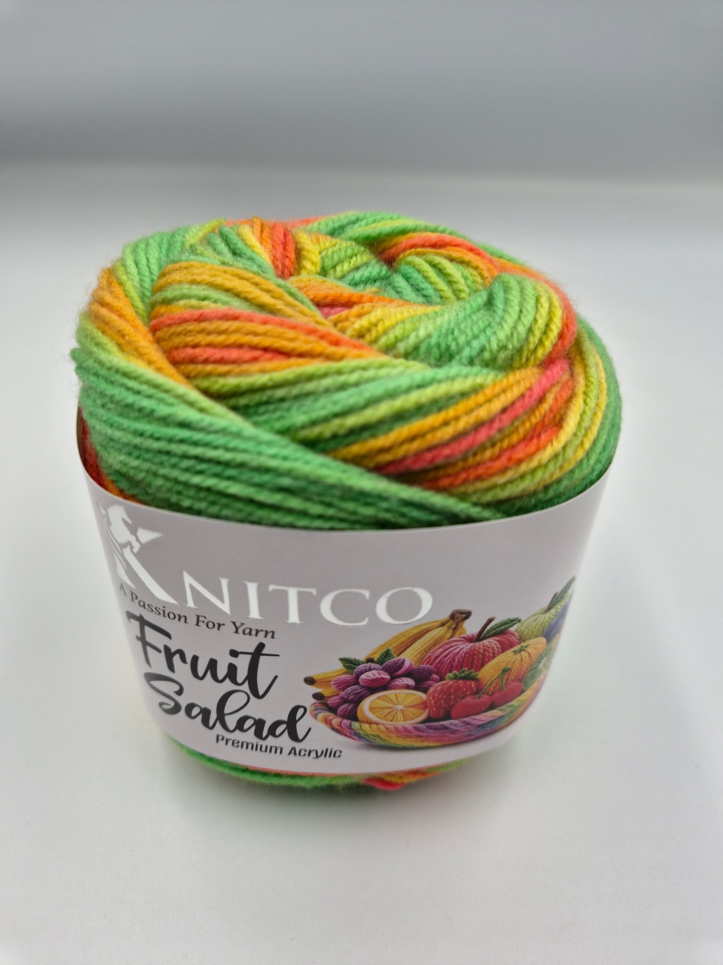 Knitco Fruit Salad DK 1 x 100g - 360m - 100% Premium Acrylic Knitting Crochet Yarn