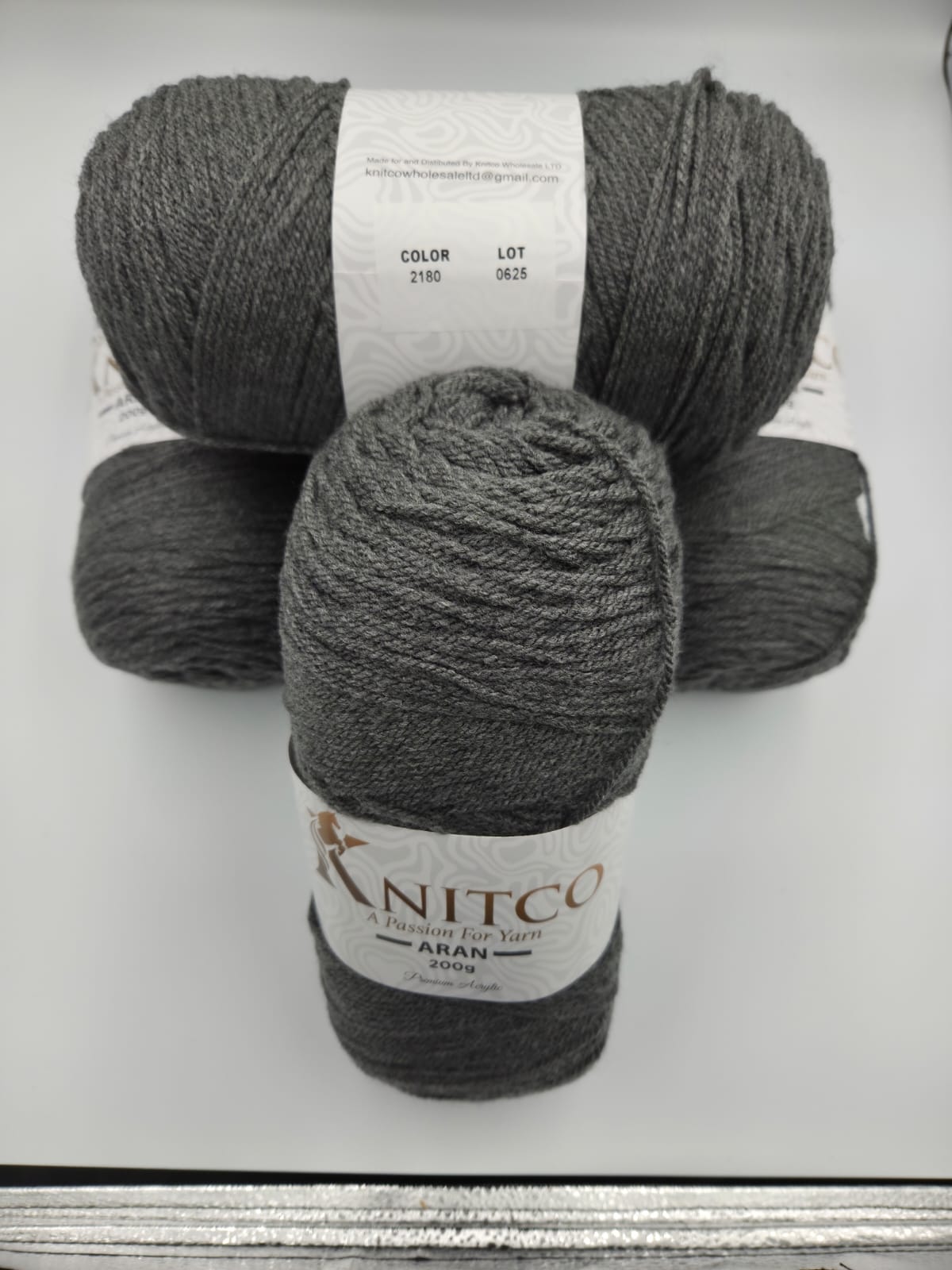 Knitco Aran Premium 5 x 200g - 420m - 100% Acylic Knitting Crochet Yarn