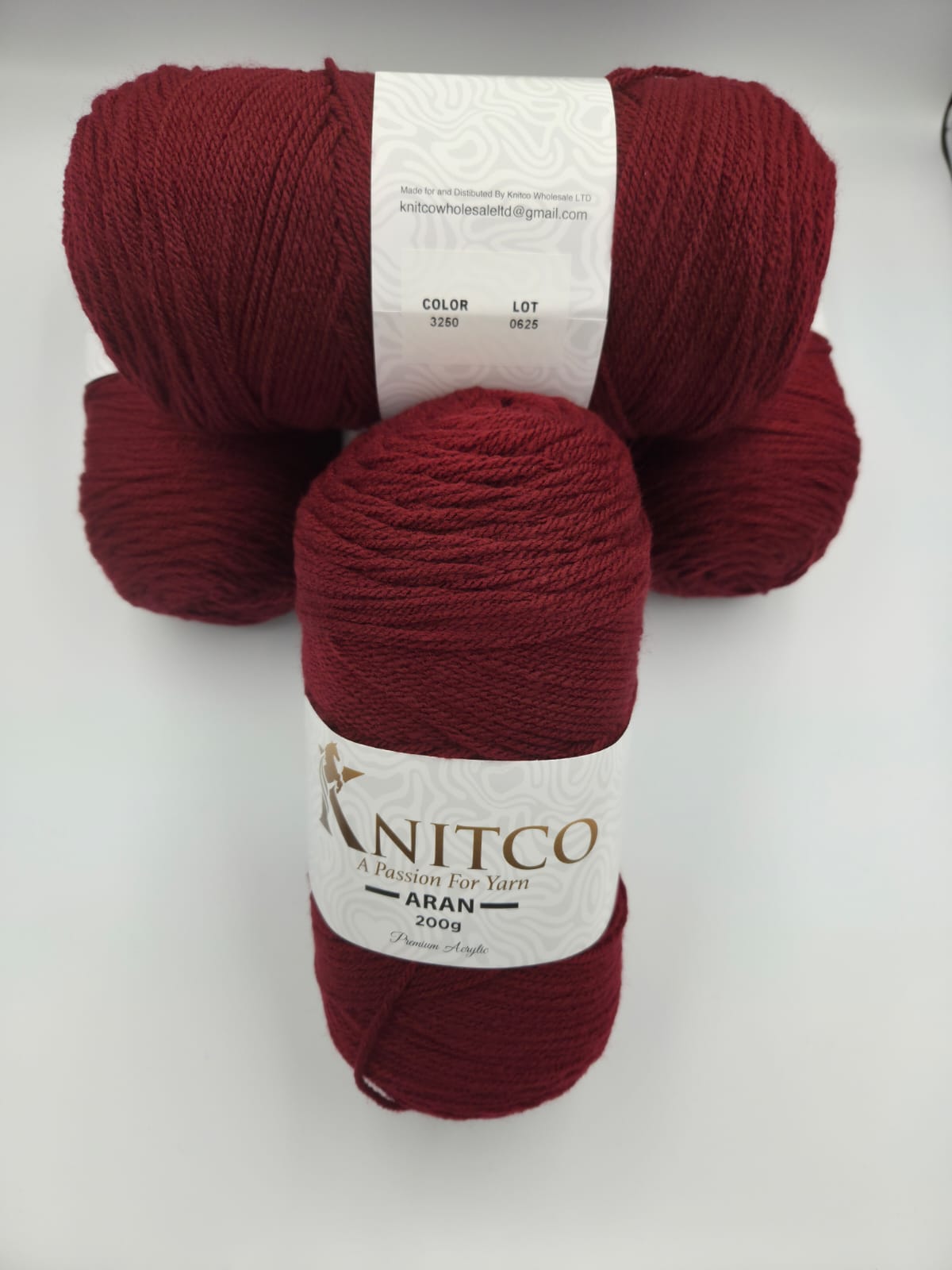 Knitco Aran Premium 5 x 200g - 420m - 100% Acylic Knitting Crochet Yarn
