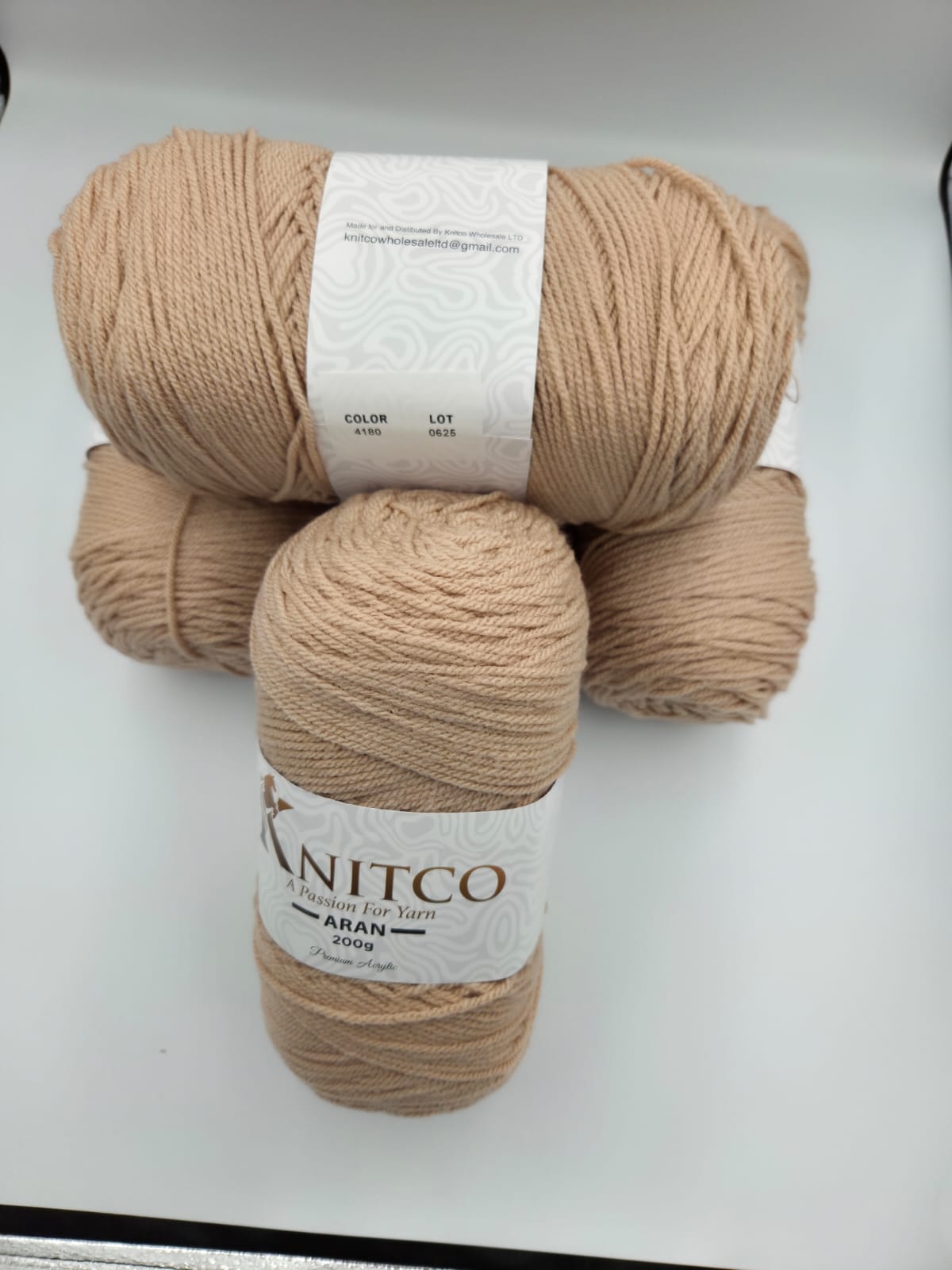Knitco Aran Premium 5 x 200g - 420m - 100% Acylic Knitting Crochet Yarn