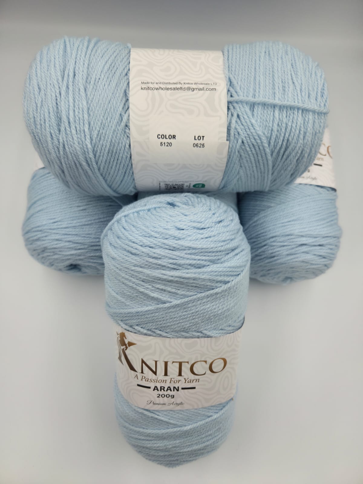 Knitco Aran Premium 5 x 200g - 420m - 100% Acylic Knitting Crochet Yarn
