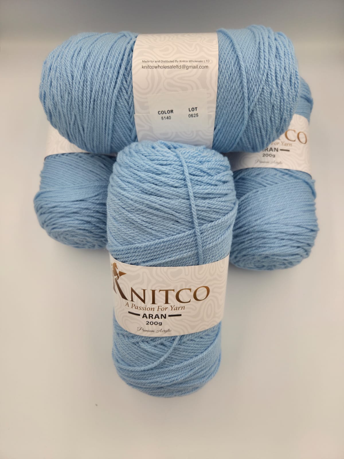 Knitco Aran Premium 5 x 200g - 420m - 100% Acylic Knitting Crochet Yarn