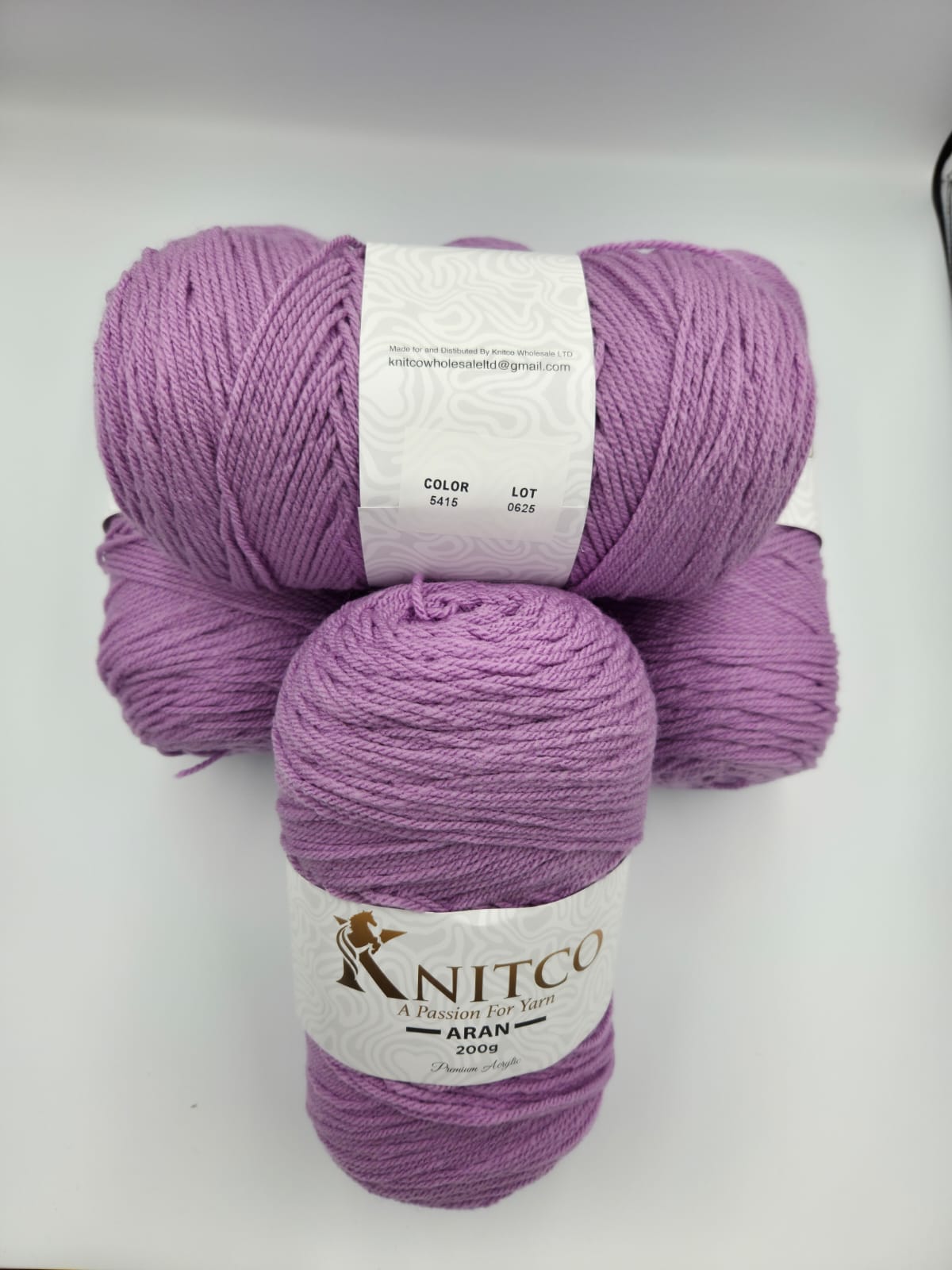Knitco Aran Premium 5 x 200g - 420m - 100% Acylic Knitting Crochet Yarn
