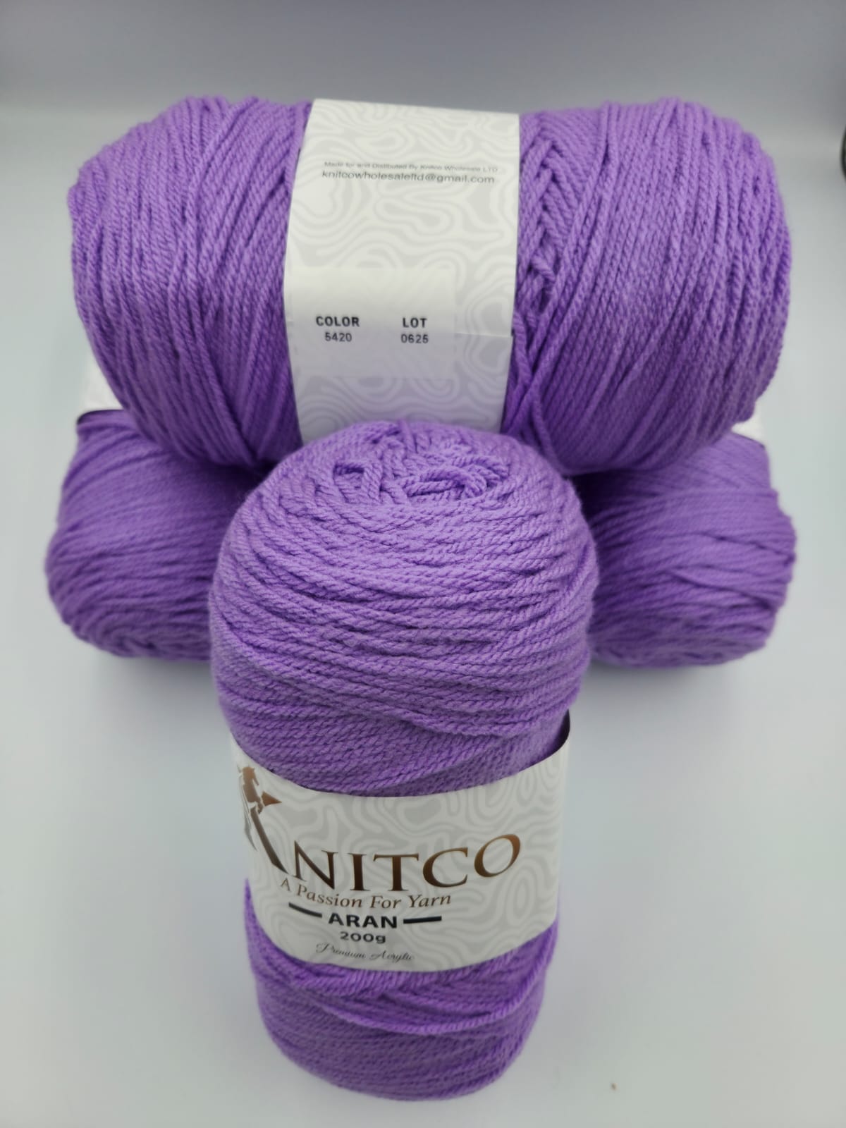 Knitco Aran Premium 5 x 200g - 420m - 100% Acylic Knitting Crochet Yarn