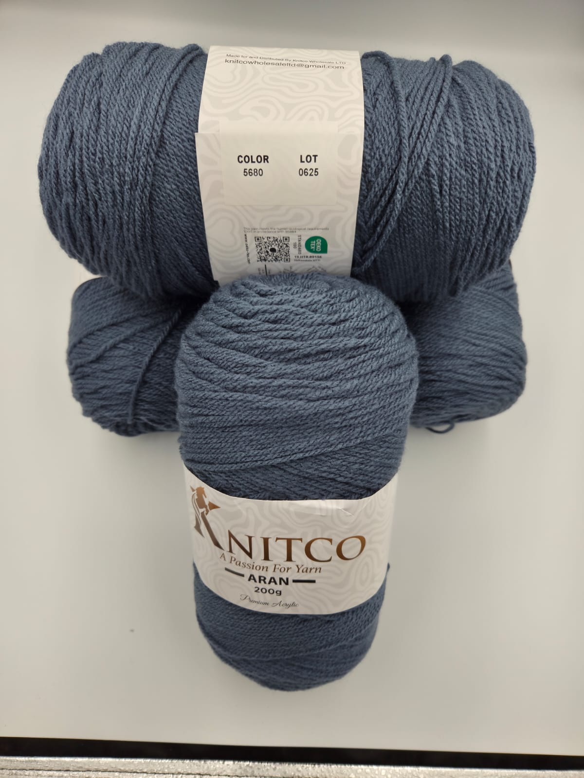 Knitco Aran Premium 5 x 200g - 420m - 100% Acylic Knitting Crochet Yarn