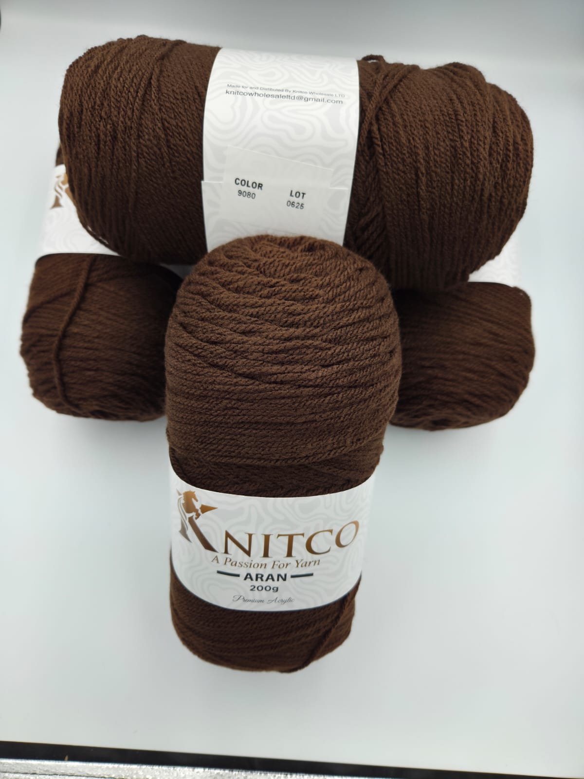 Knitco Aran Premium 5 x 200g - 420m - 100% Acylic Knitting Crochet Yarn