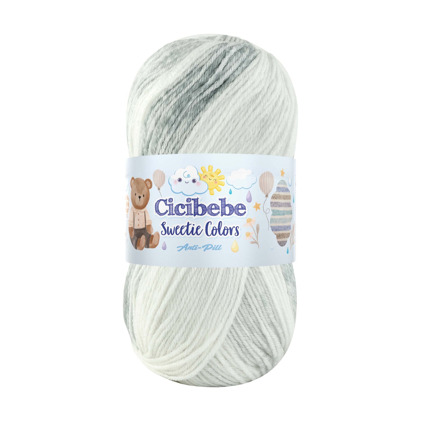 Papatya Cicibebe Sweetie Colors DK 5 x 100g - 265m 100% Anti Piling Acrylic Knitting Crochet Yarn