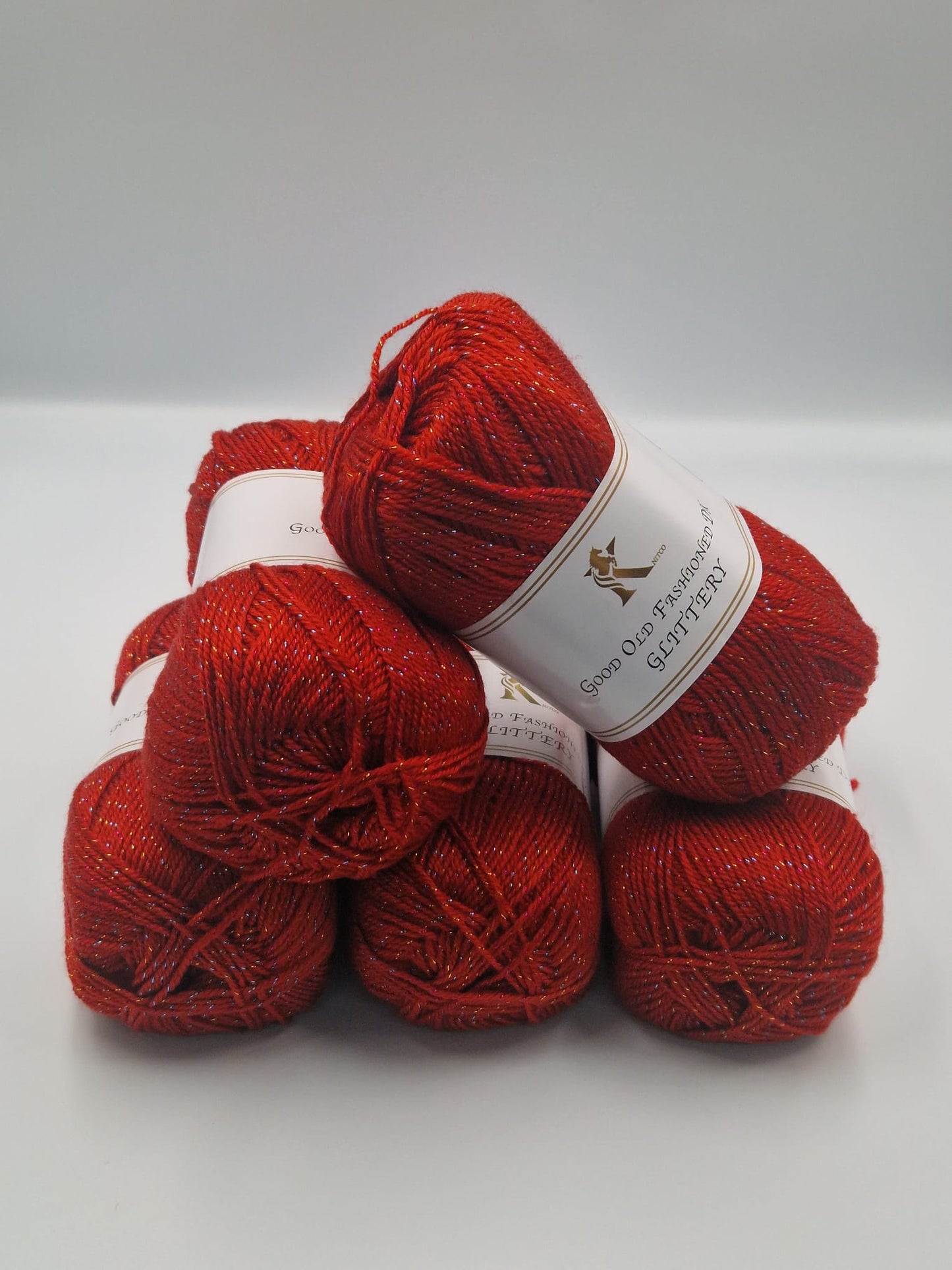 Knitco Good Old Fashioned Glittery DK 5 x 100g - 270m - 95% Acrylic - 5% Silk Knitting Crochet Yarn