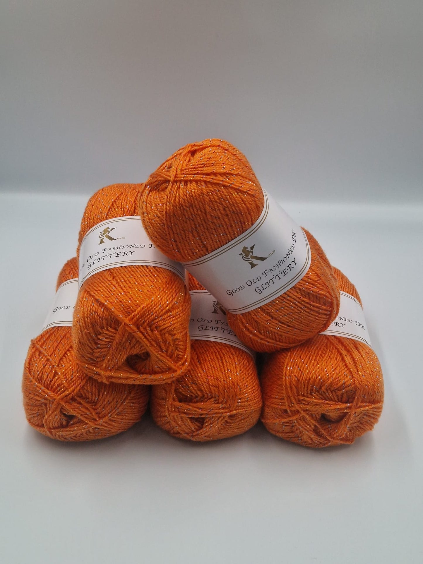 Knitco Good Old Fashioned Glittery DK 5 x 100g - 270m - 95% Acrylic - 5% Silk Knitting Crochet Yarn