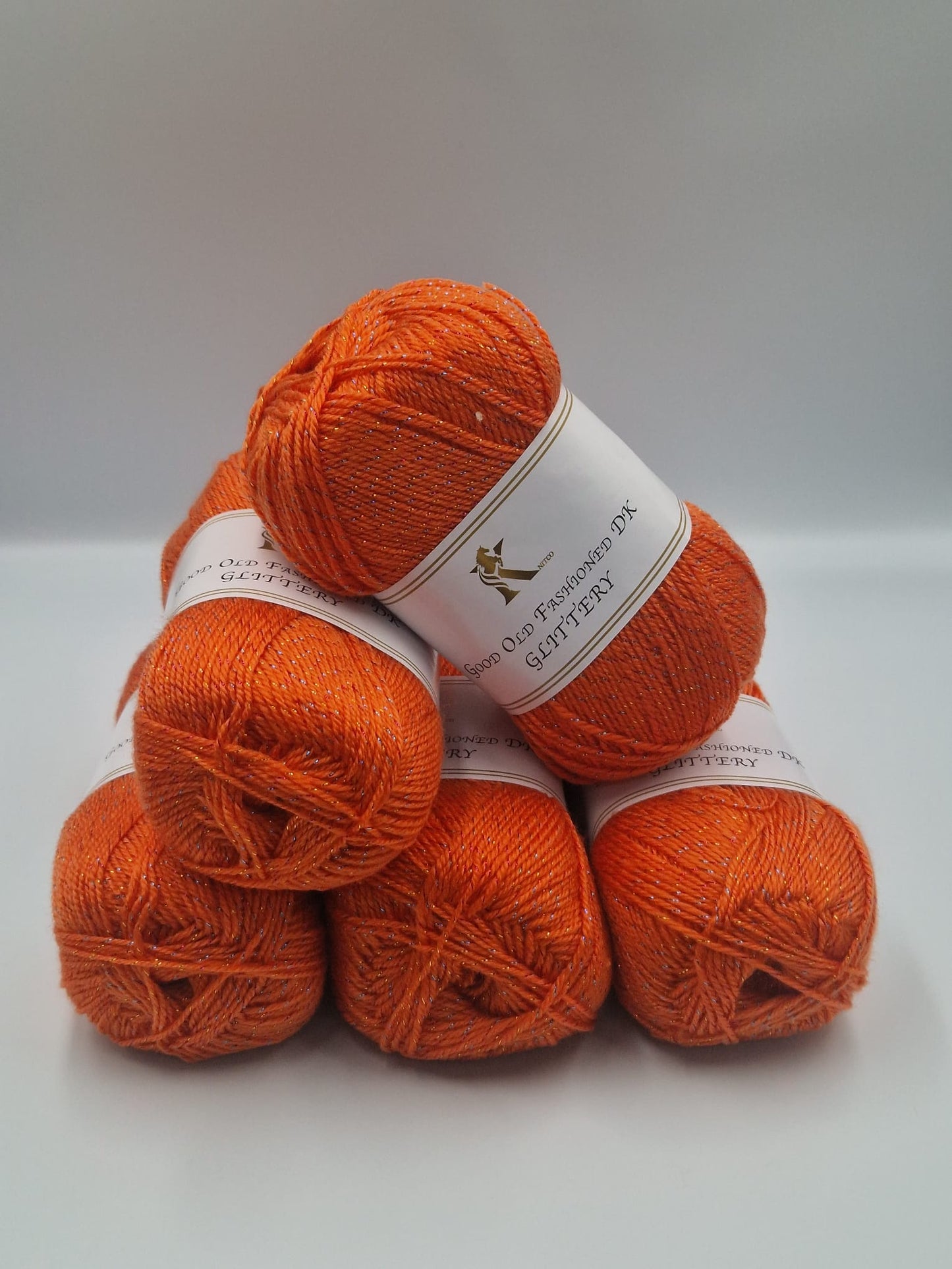 Knitco Good Old Fashioned Glittery DK 5 x 100g - 270m - 95% Acrylic - 5% Silk Knitting Crochet Yarn