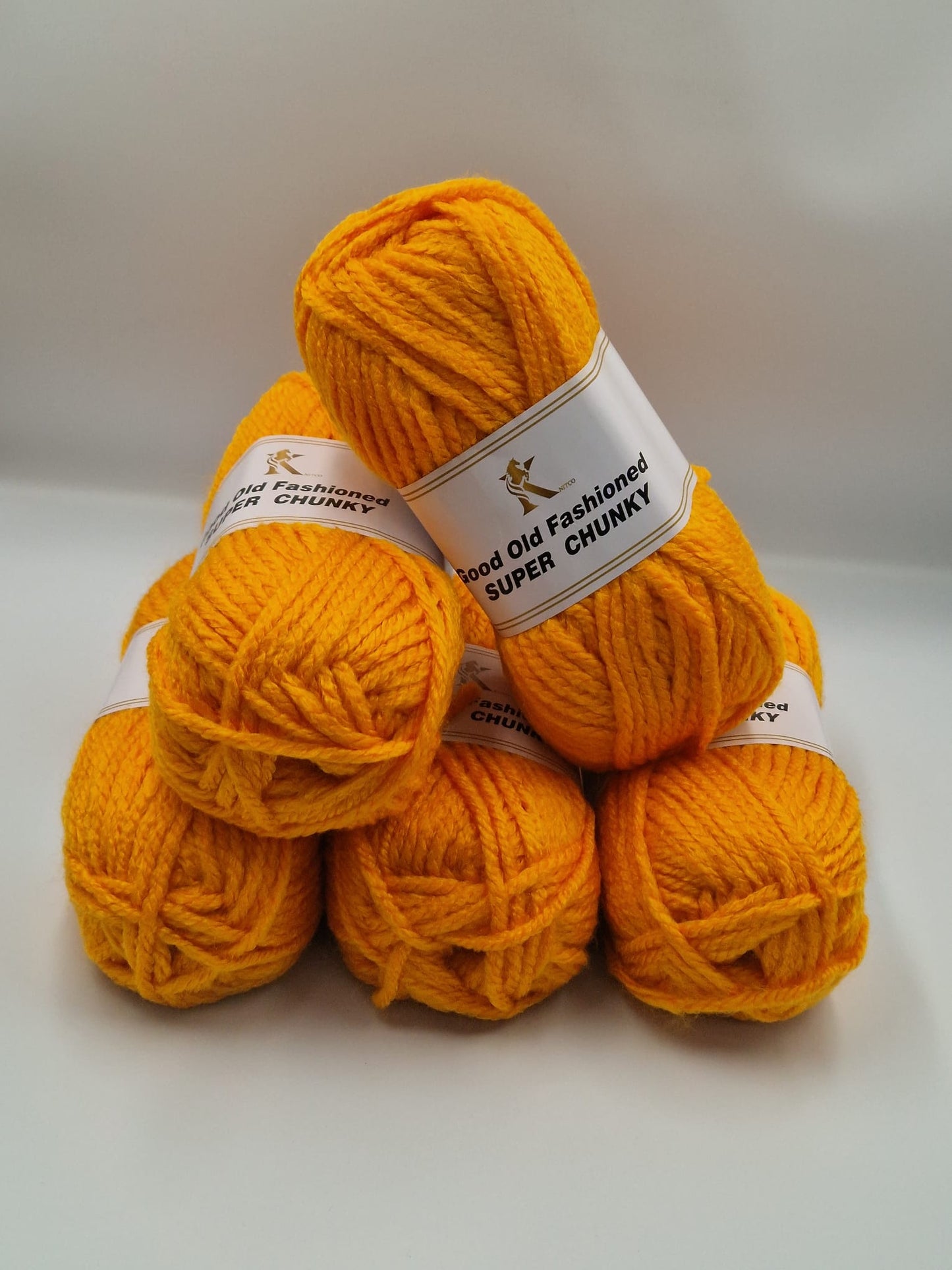 Knitco Good Old Fashioned Super Chunky 5 x 100g - 80m - 100% Acrylic Knitting Crochet Yarn