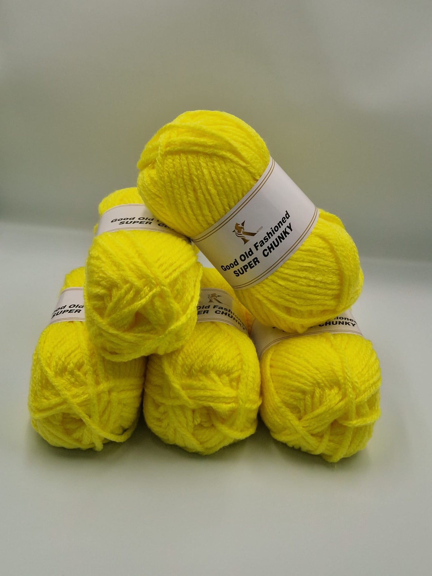 Knitco Good Old Fashioned Super Chunky 5 x 100g - 80m - 100% Acrylic Knitting Crochet Yarn