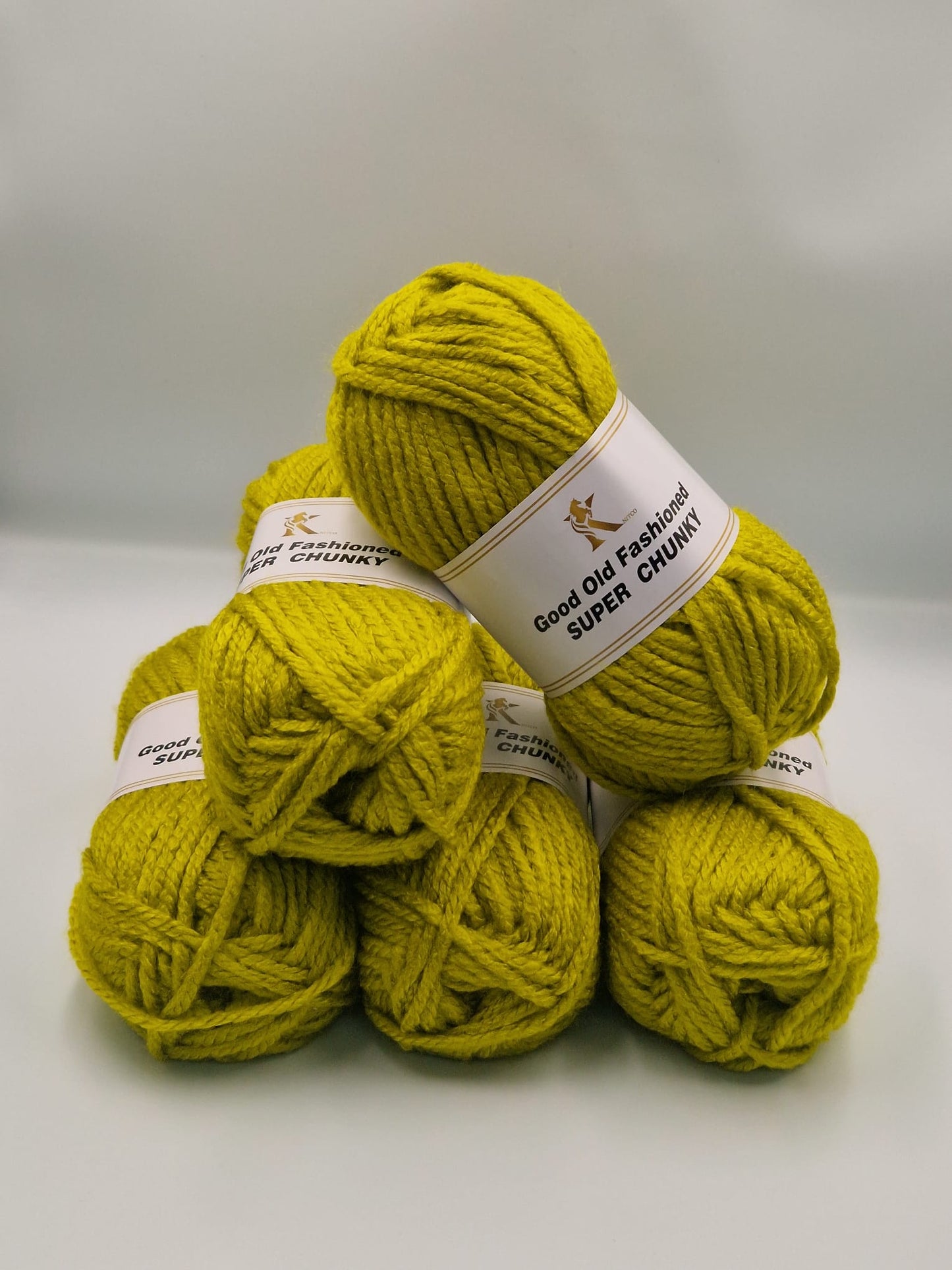 Knitco Good Old Fashioned Super Chunky 5 x 100g - 80m - 100% Acrylic Knitting Crochet Yarn