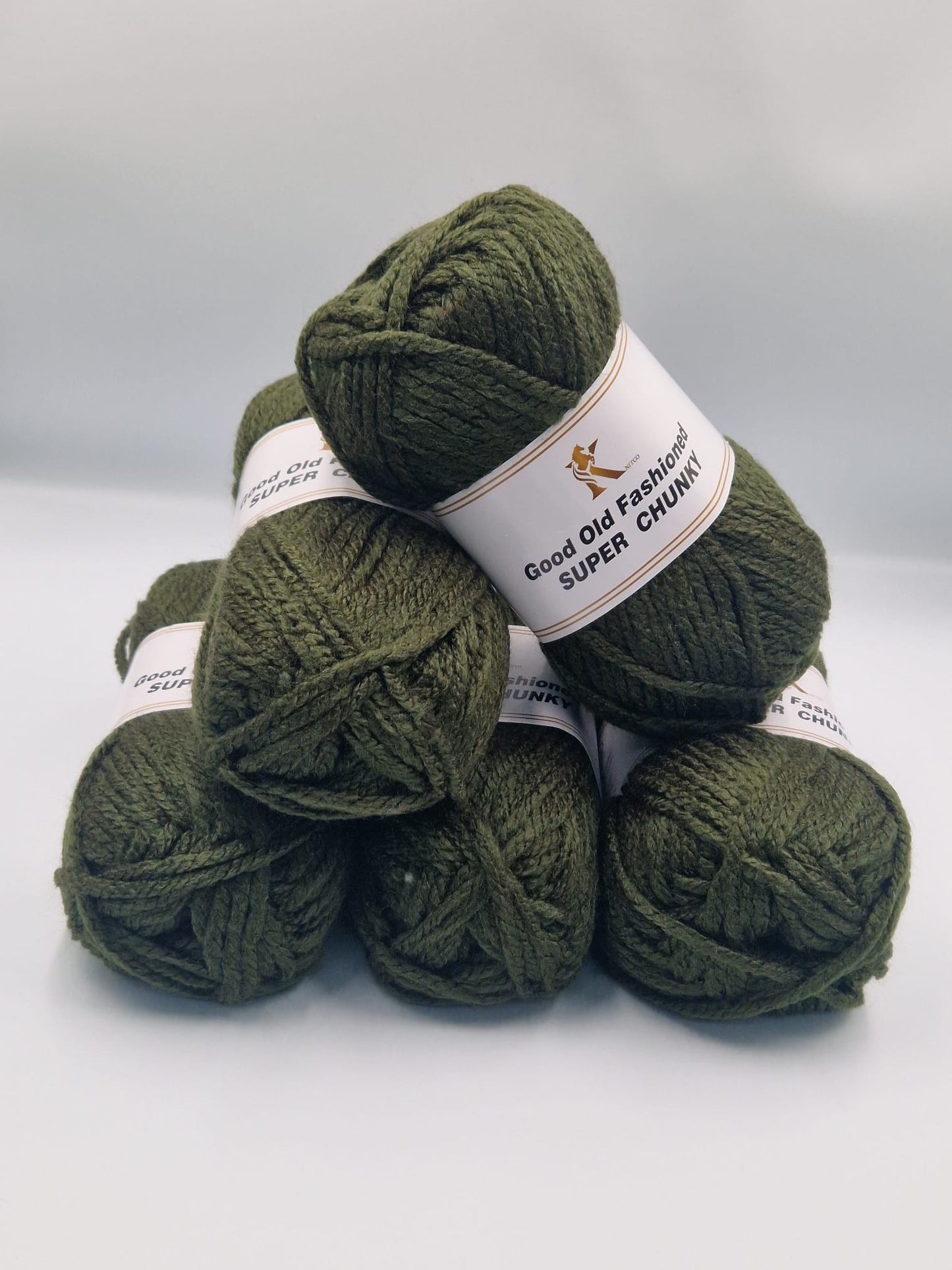 Knitco Good Old Fashioned Super Chunky 5 x 100g - 80m - 100% Acrylic Knitting Crochet Yarn