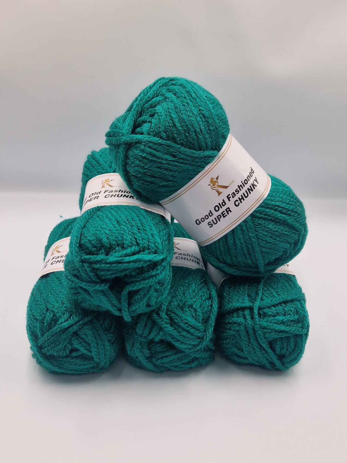 Knitco Good Old Fashioned Super Chunky 5 x 100g - 80m - 100% Acrylic Knitting Crochet Yarn