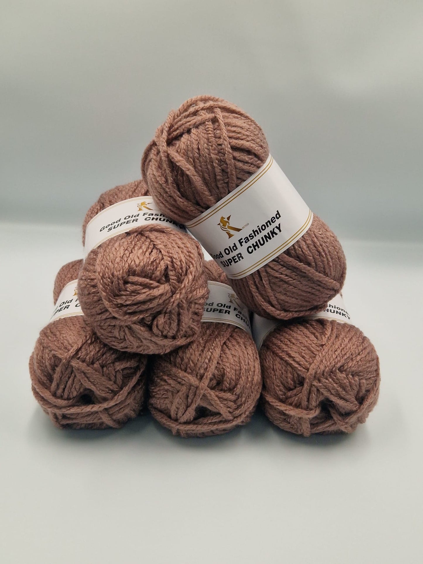 Knitco Good Old Fashioned Super Chunky 5 x 100g - 80m - 100% Acrylic Knitting Crochet Yarn