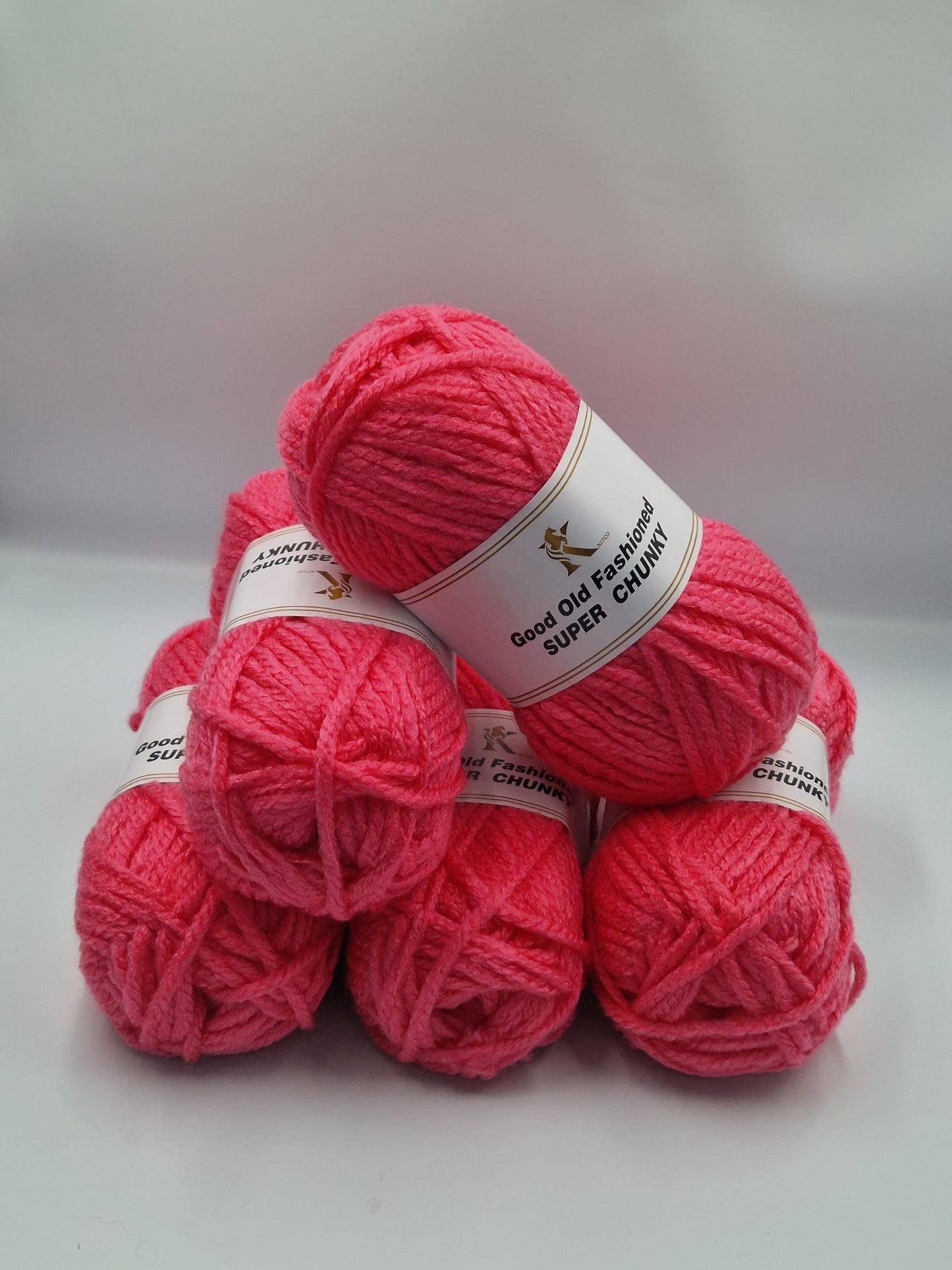 Knitco Good Old Fashioned Super Chunky 5 x 100g - 80m - 100% Acrylic Knitting Crochet Yarn