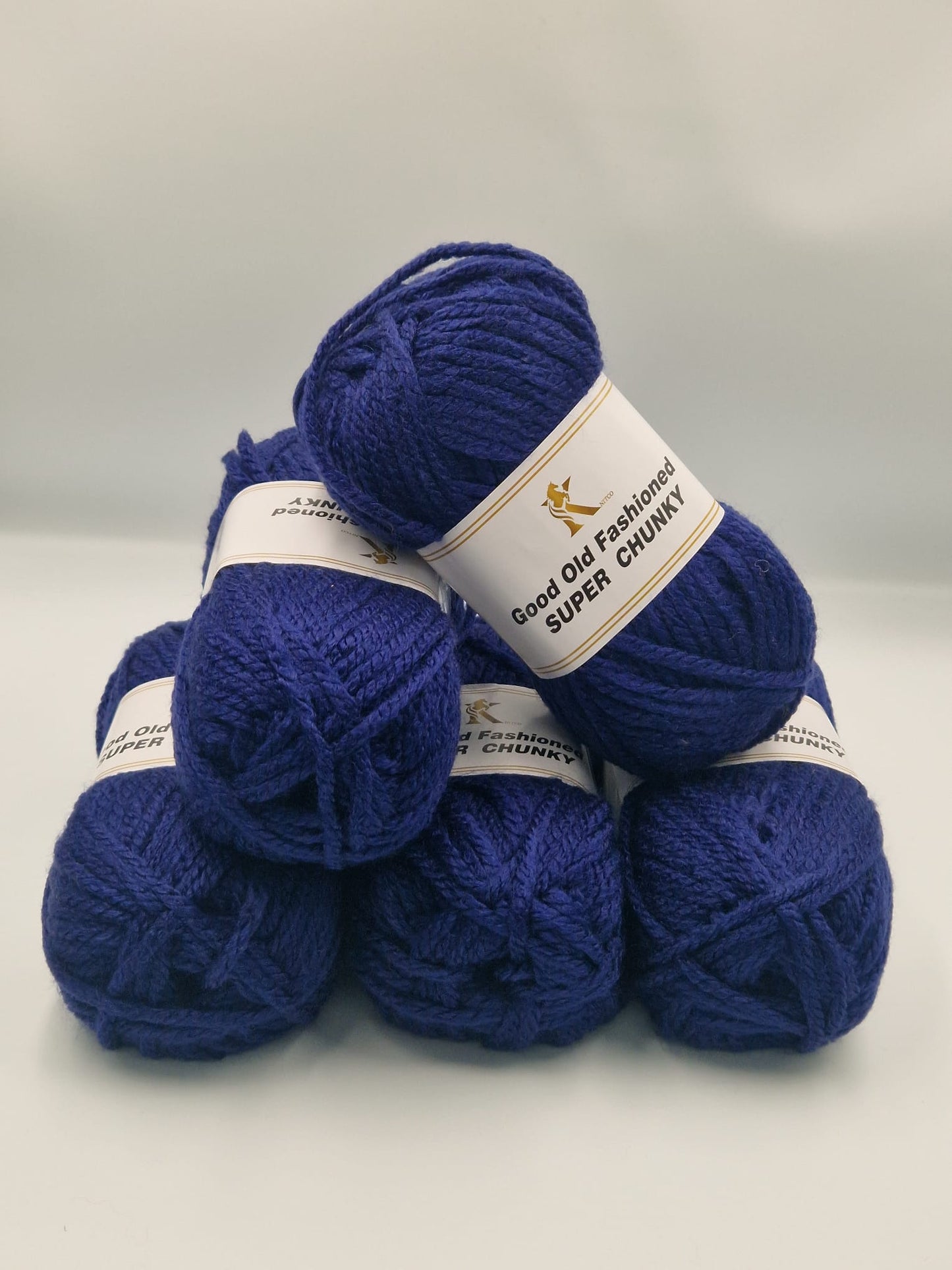 Knitco Good Old Fashioned Super Chunky 5 x 100g - 80m - 100% Acrylic Knitting Crochet Yarn