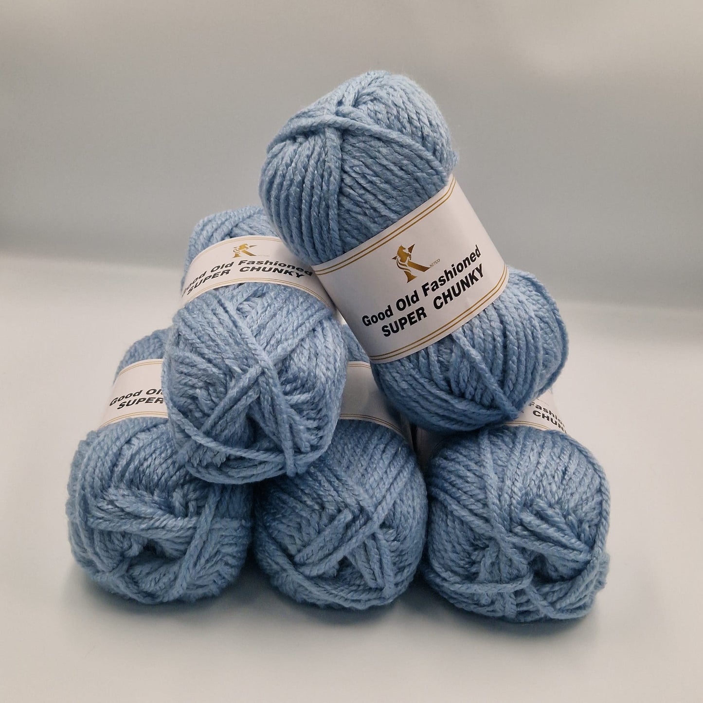 Knitco Good Old Fashioned Super Chunky 5 x 100g - 80m - 100% Acrylic Knitting Crochet Yarn