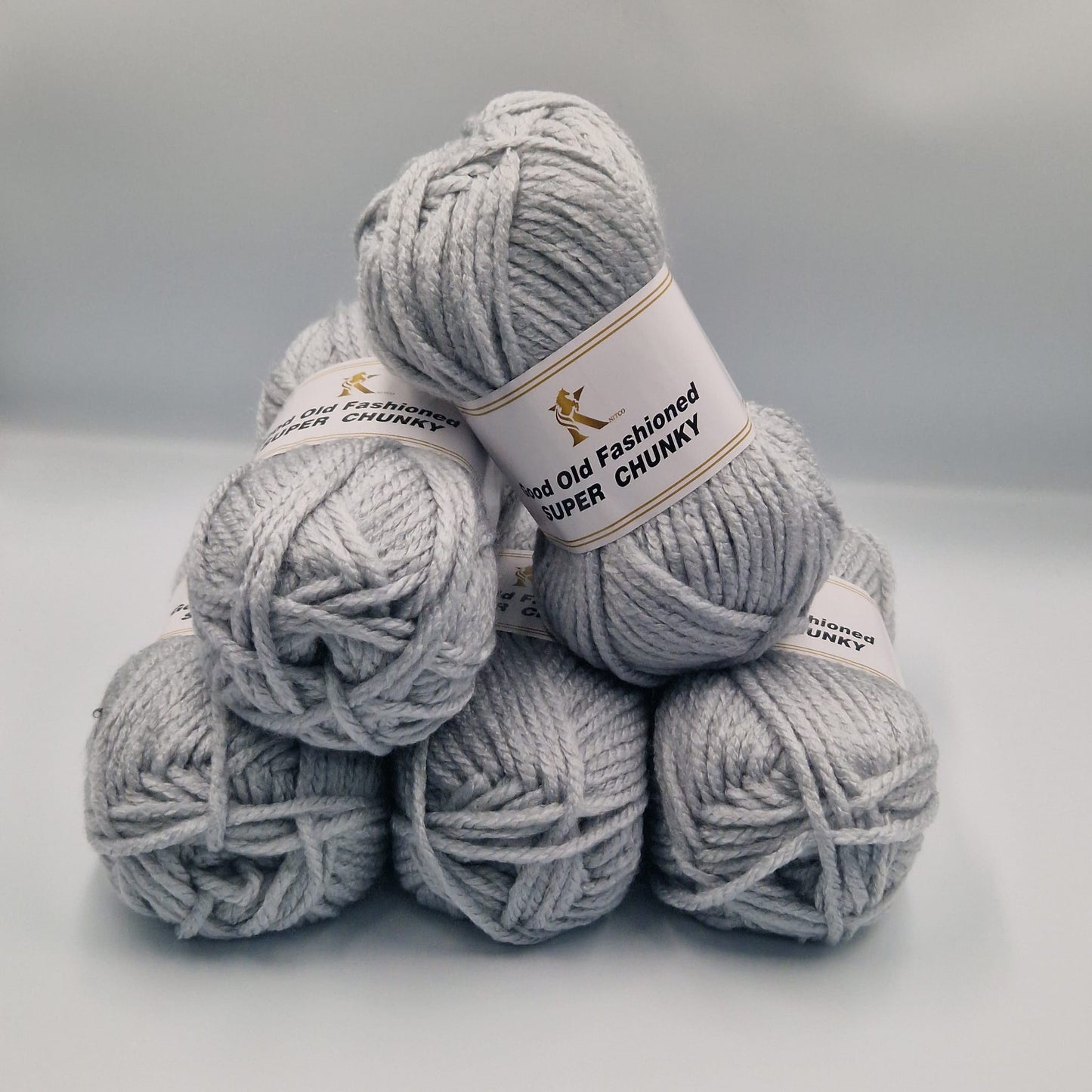 Knitco Good Old Fashioned Super Chunky 5 x 100g - 80m - 100% Acrylic Knitting Crochet Yarn