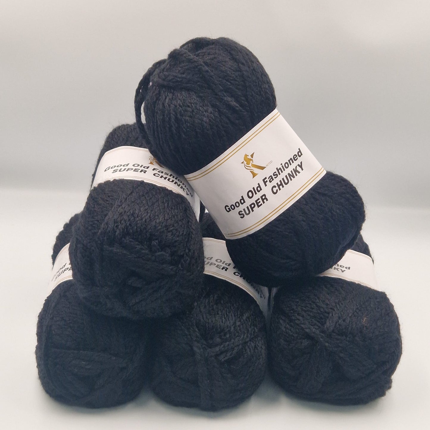 Knitco Good Old Fashioned Super Chunky 5 x 100g - 80m - 100% Acrylic Knitting Crochet Yarn