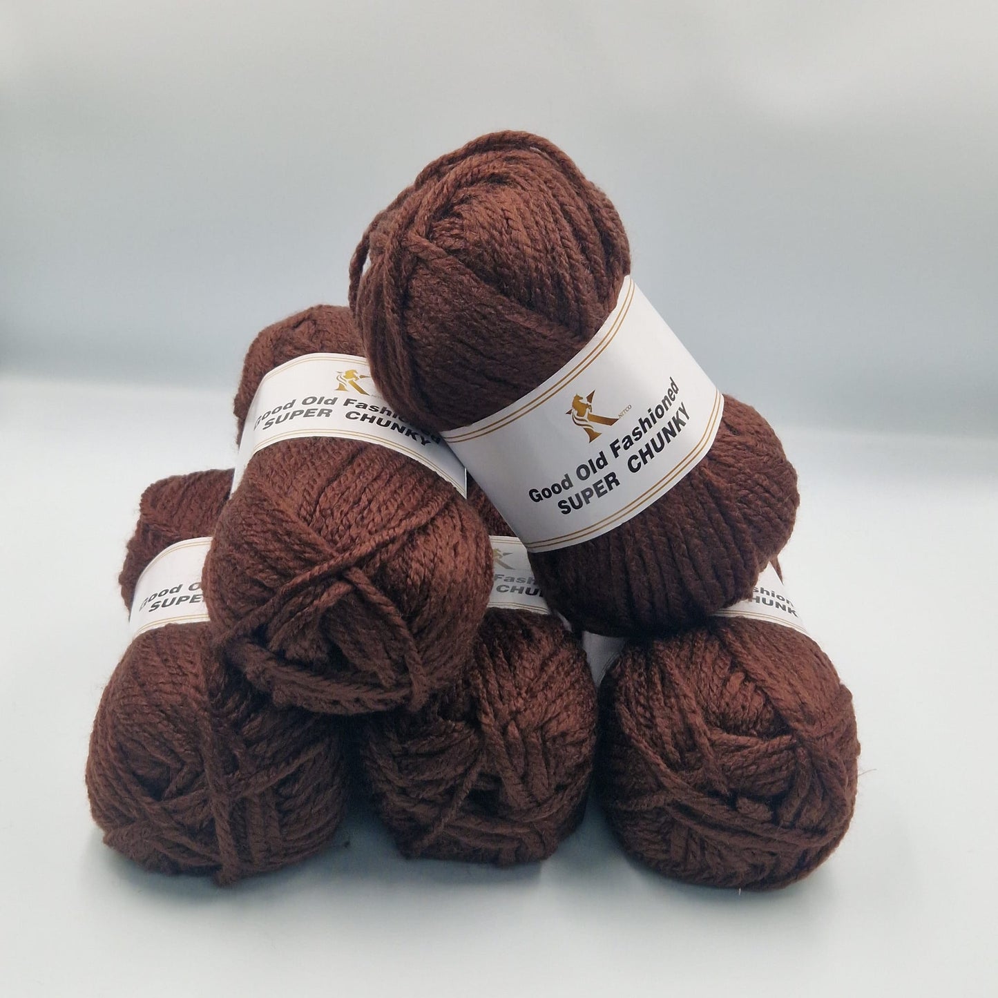 Knitco Good Old Fashioned Super Chunky 5 x 100g - 80m - 100% Acrylic Knitting Crochet Yarn