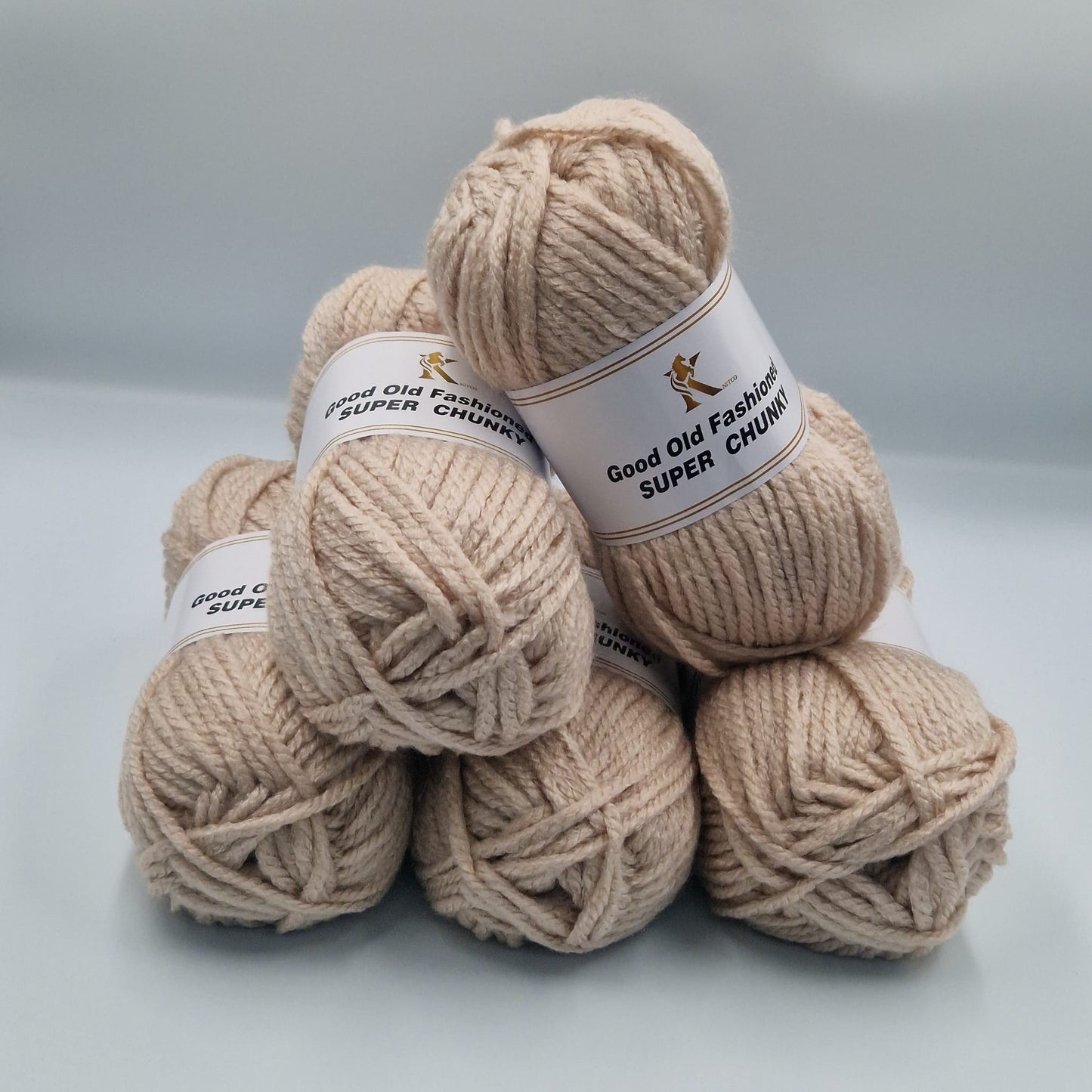 Knitco Good Old Fashioned Super Chunky 5 x 100g - 80m - 100% Acrylic Knitting Crochet Yarn