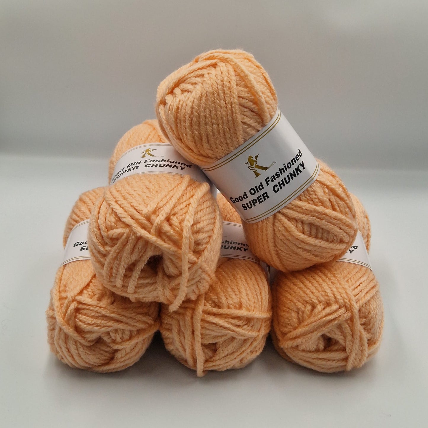 Knitco Good Old Fashioned Super Chunky 5 x 100g - 80m - 100% Acrylic Knitting Crochet Yarn