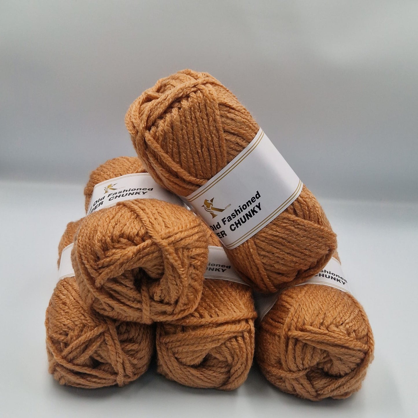 Knitco Good Old Fashioned Super Chunky 5 x 100g - 80m - 100% Acrylic Knitting Crochet Yarn