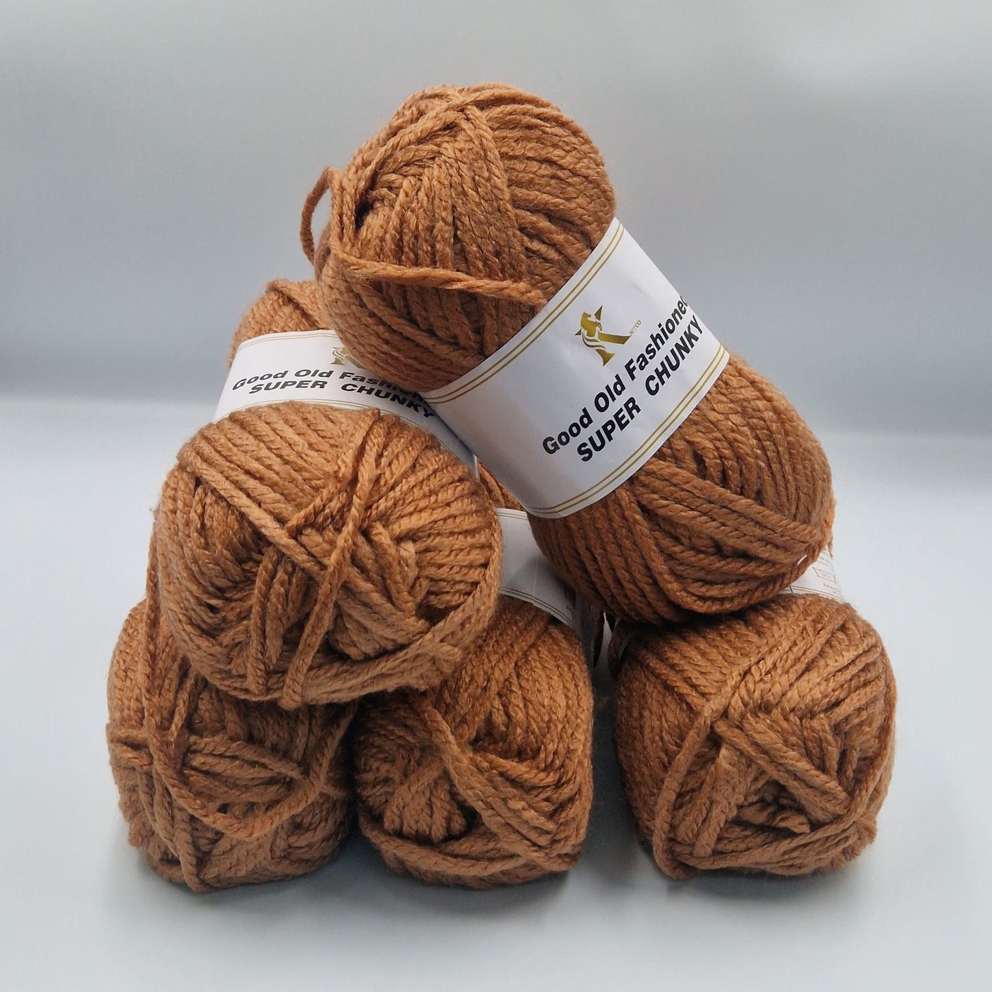 Knitco Good Old Fashioned Super Chunky 5 x 100g - 80m - 100% Acrylic Knitting Crochet Yarn