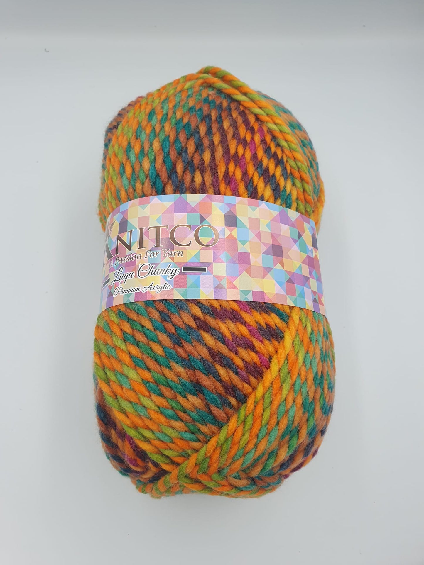 Knitco Luqu Chunky 1 x 300g - 195m - 20% Wool - 80% Acrylic Chunky Knitting Crochet Yarn