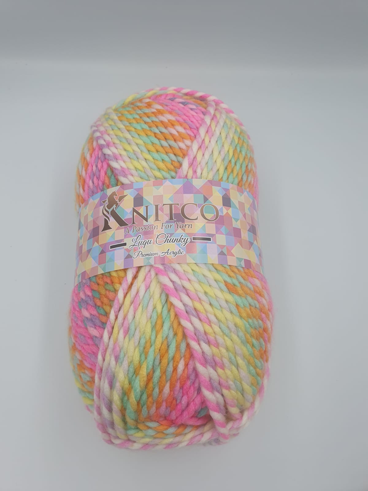 Knitco Luqu Chunky 1 x 300g - 195m - 20% Wool - 80% Acrylic Chunky Knitting Crochet Yarn