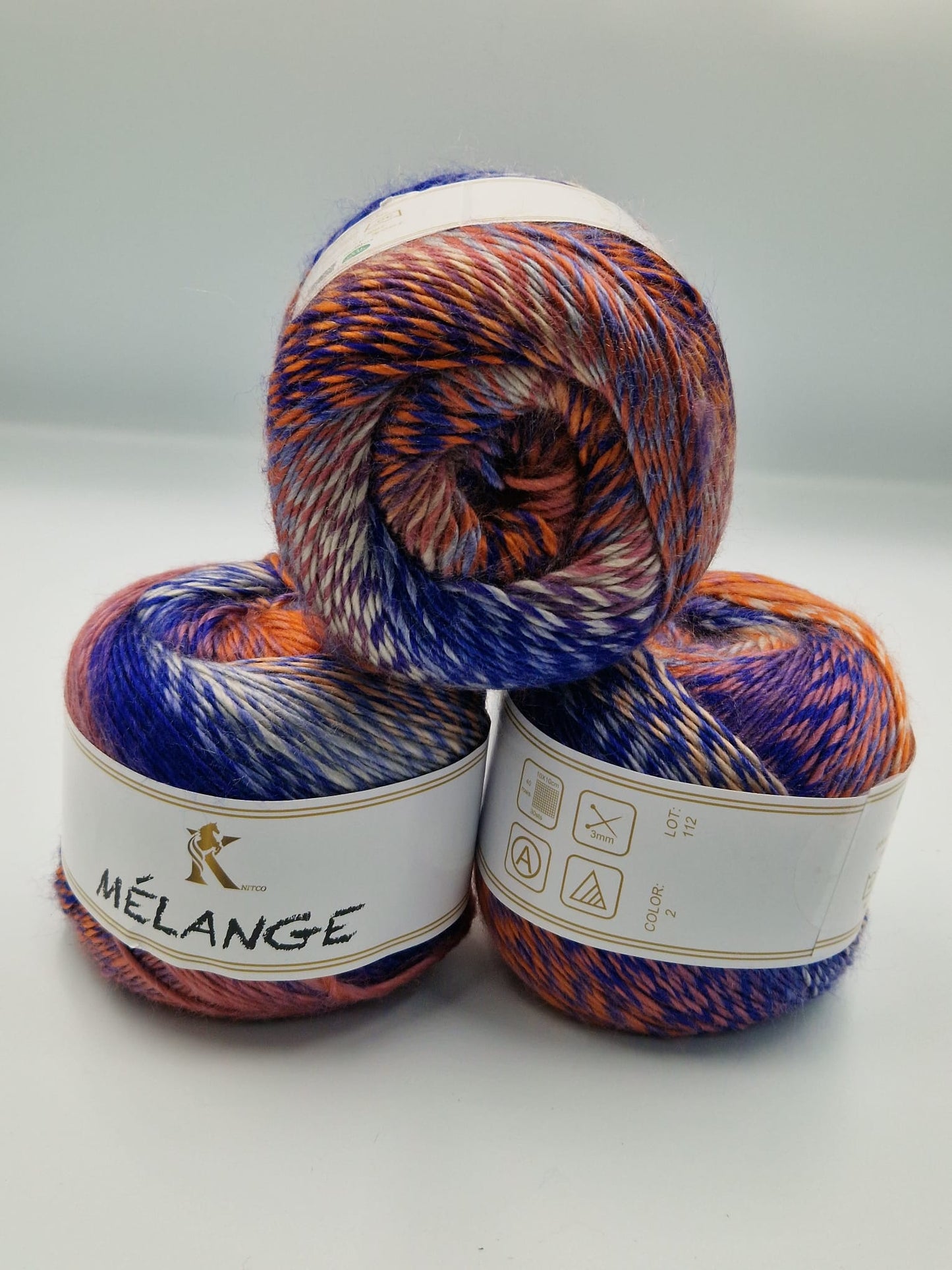 Knitco Melange DK 1 x 150g - 420m - 100% Acrylic Knitting Crochet Yarn