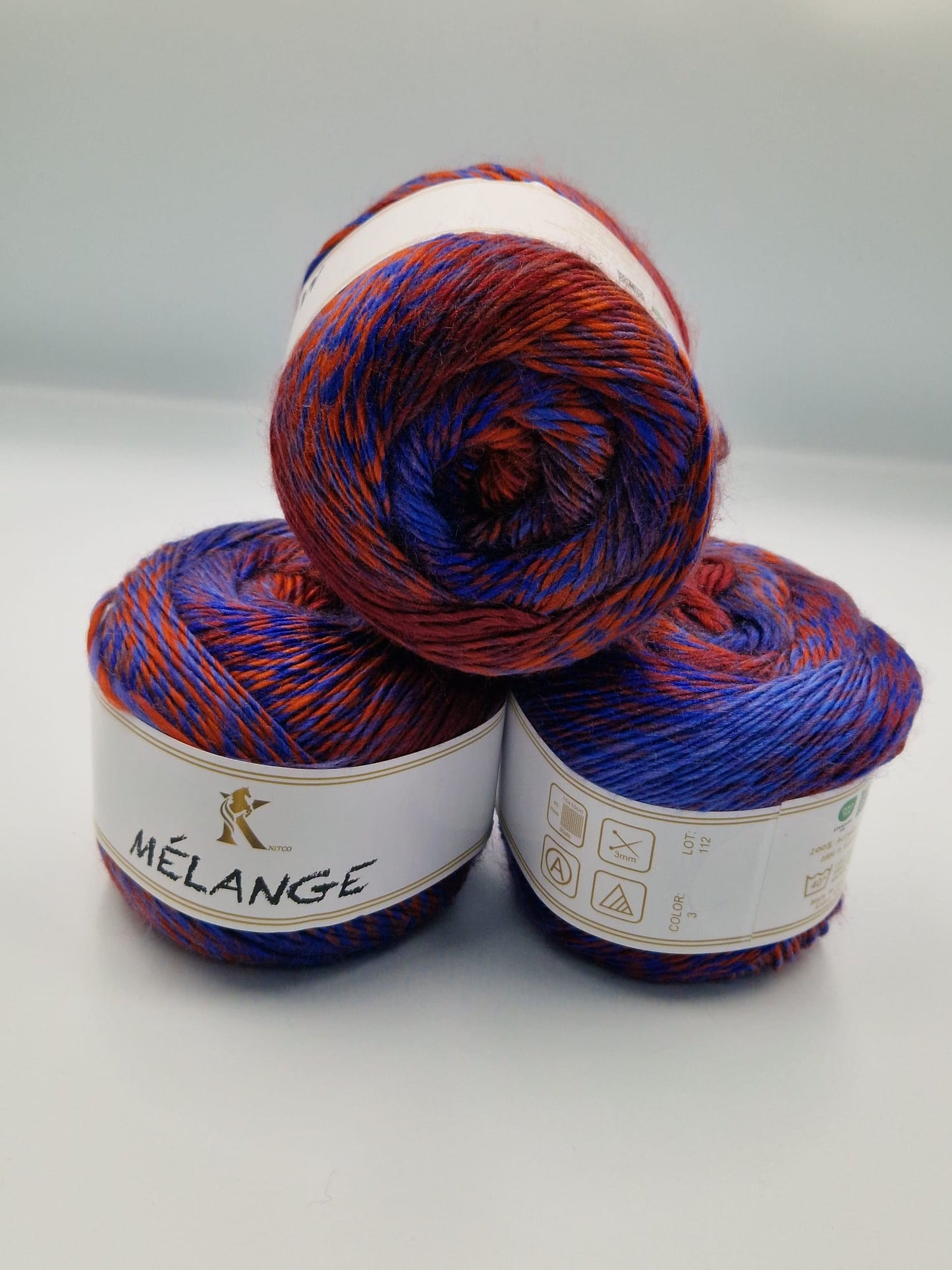 Knitco Melange DK 1 x 150g - 420m - 100% Acrylic Knitting Crochet Yarn