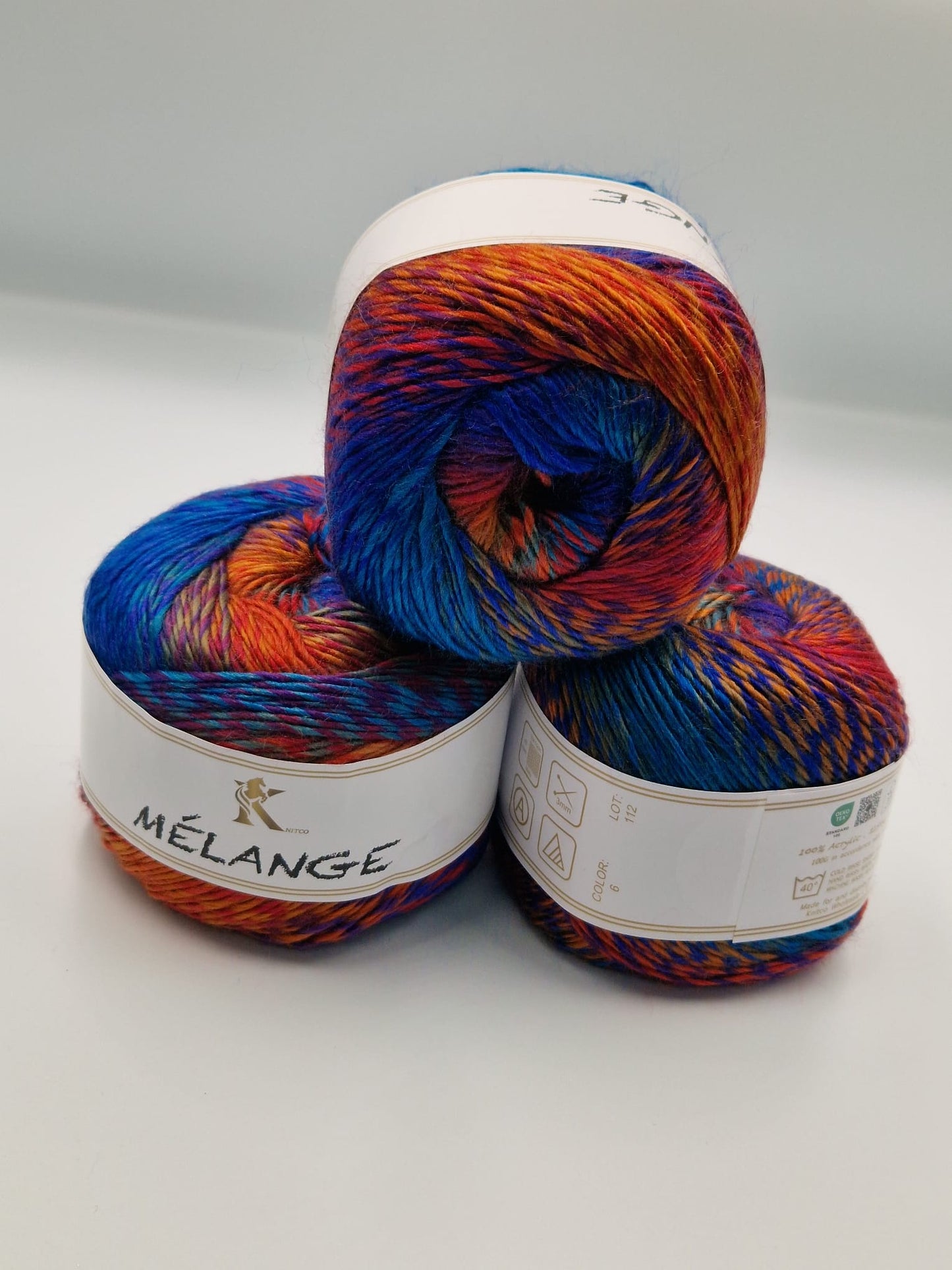 Knitco Melange DK 1 x 150g - 420m - 100% Acrylic Knitting Crochet Yarn
