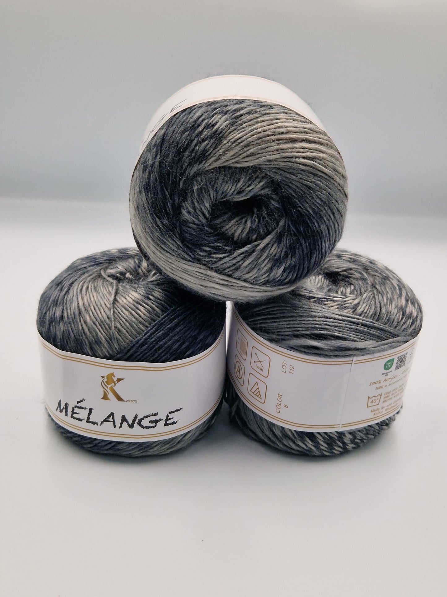 Knitco Melange DK 1 x 150g - 420m - 100% Acrylic Knitting Crochet Yarn