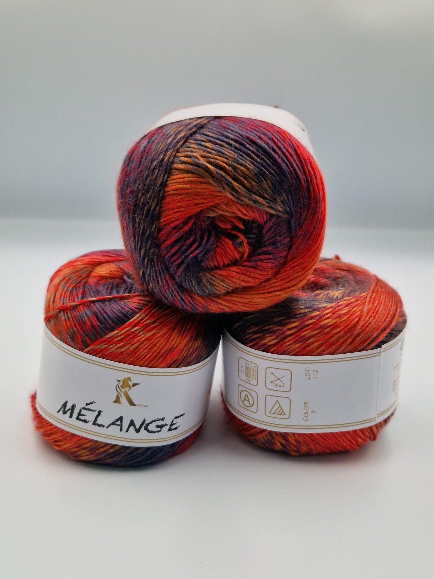 Knitco Melange DK 1 x 150g - 420m - 100% Acrylic Knitting Crochet Yarn