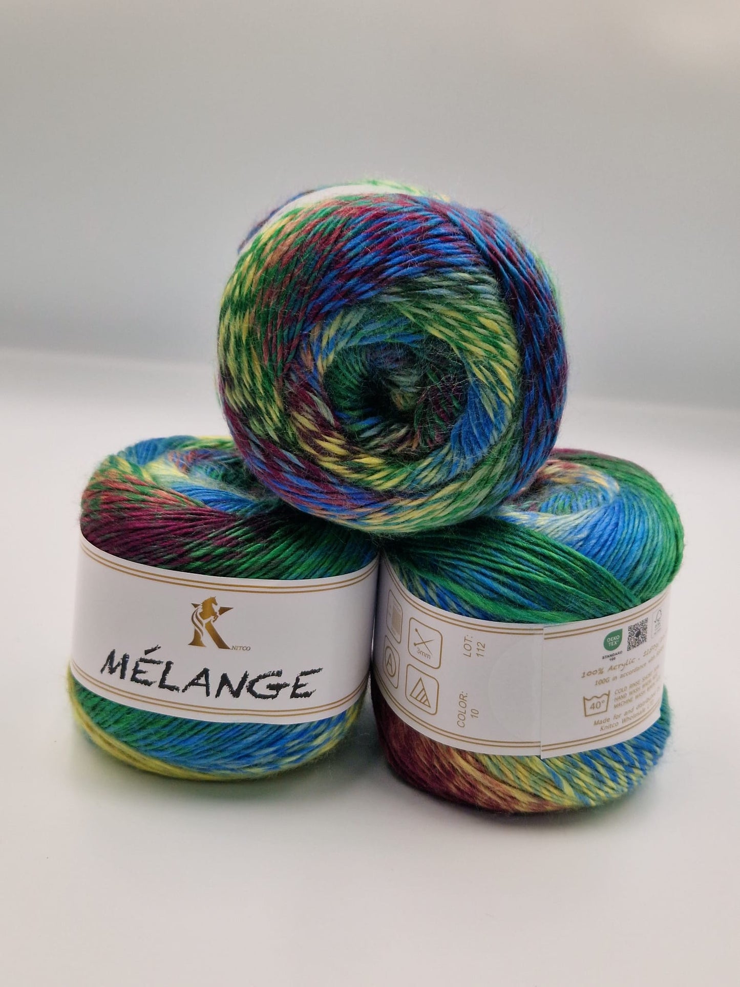 Knitco Melange DK 1 x 150g - 420m - 100% Acrylic Knitting Crochet Yarn