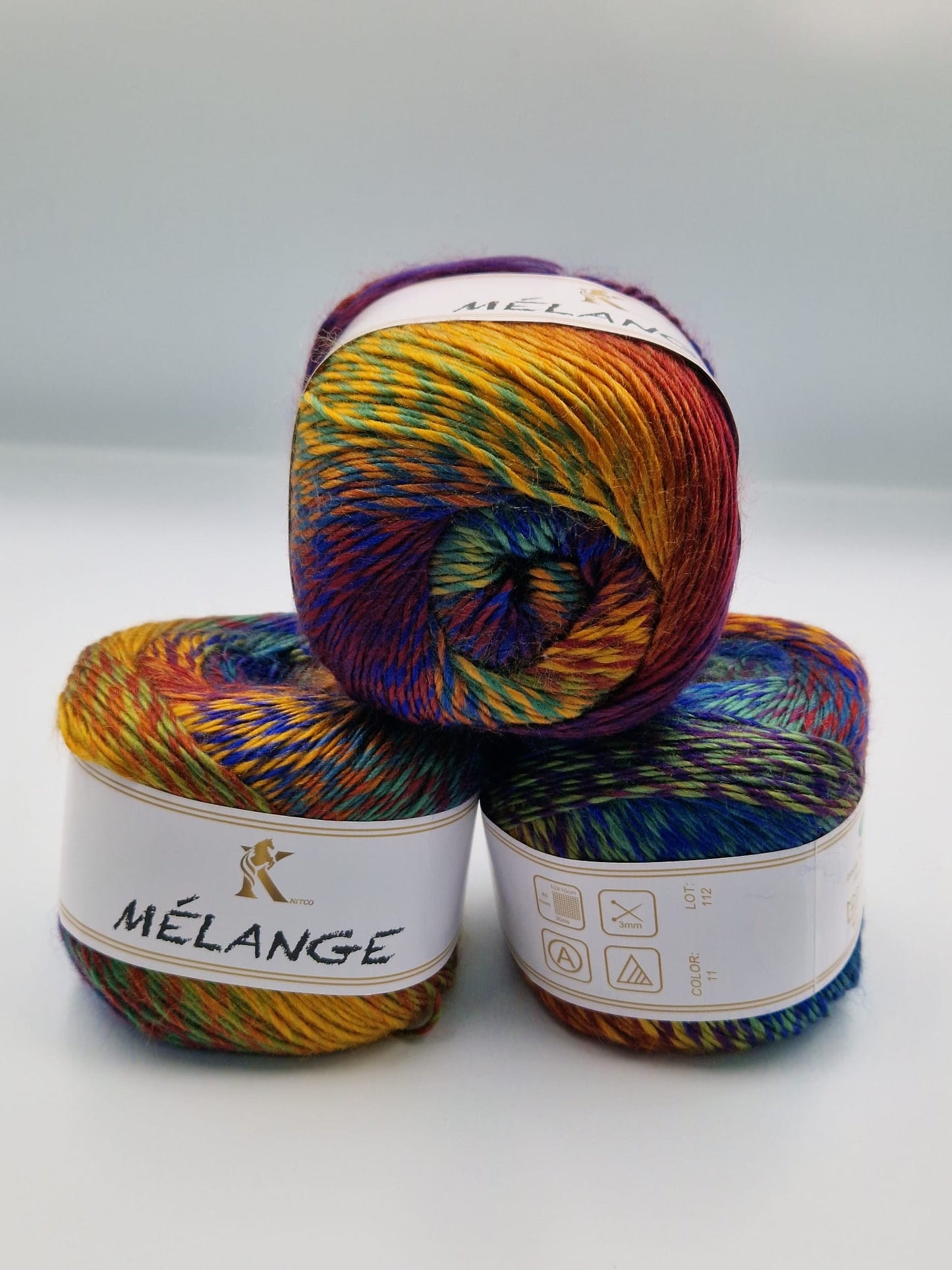 Knitco Melange DK 1 x 150g - 420m - 100% Acrylic Knitting Crochet Yarn