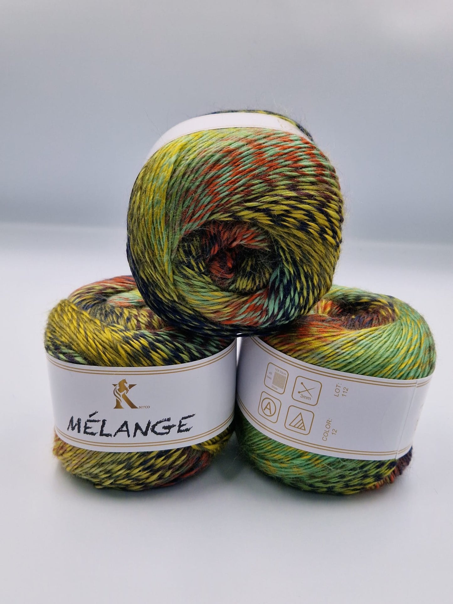 Knitco Melange DK 1 x 150g - 420m - 100% Acrylic Knitting Crochet Yarn