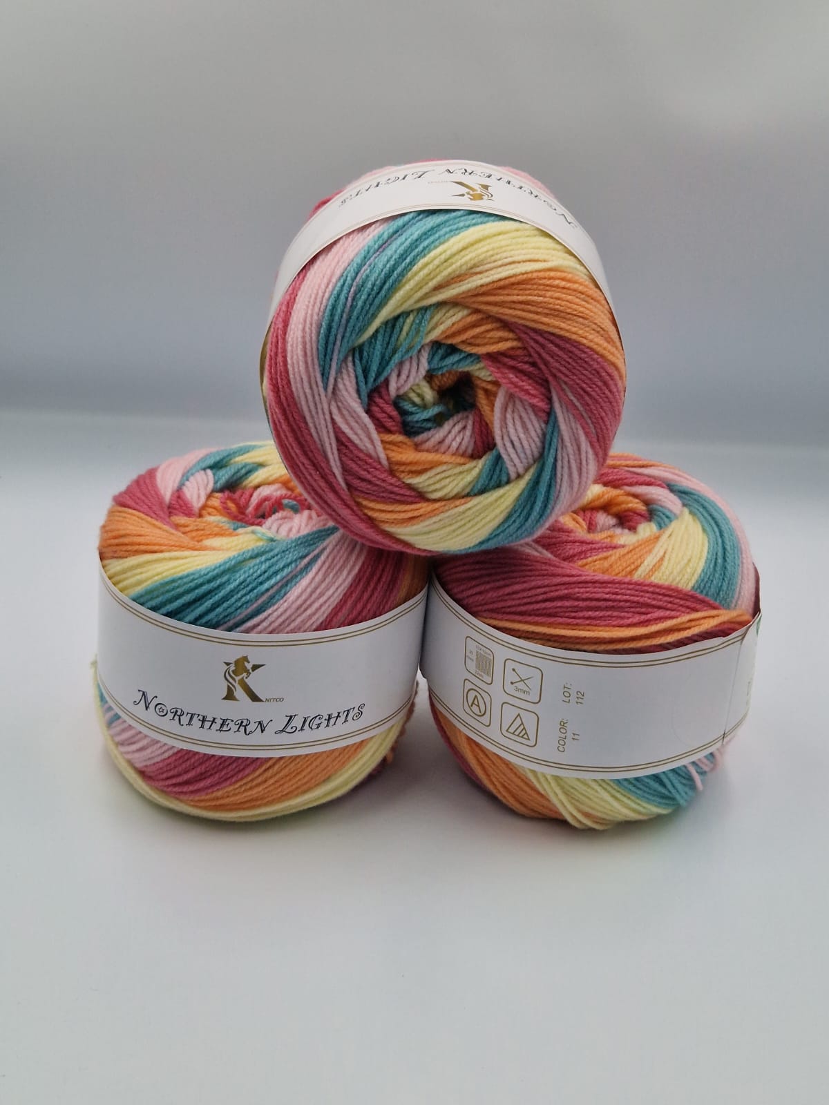 Knitco Northern Lights DK 1 x 150g - 410m - 100% Acrylic Knitting Crochet Yarn