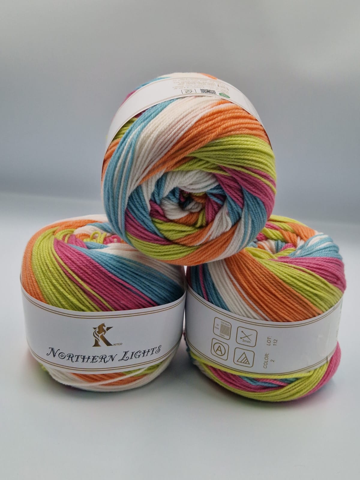 Knitco Northern Lights DK 1 x 150g - 410m - 100% Acrylic Knitting Crochet Yarn